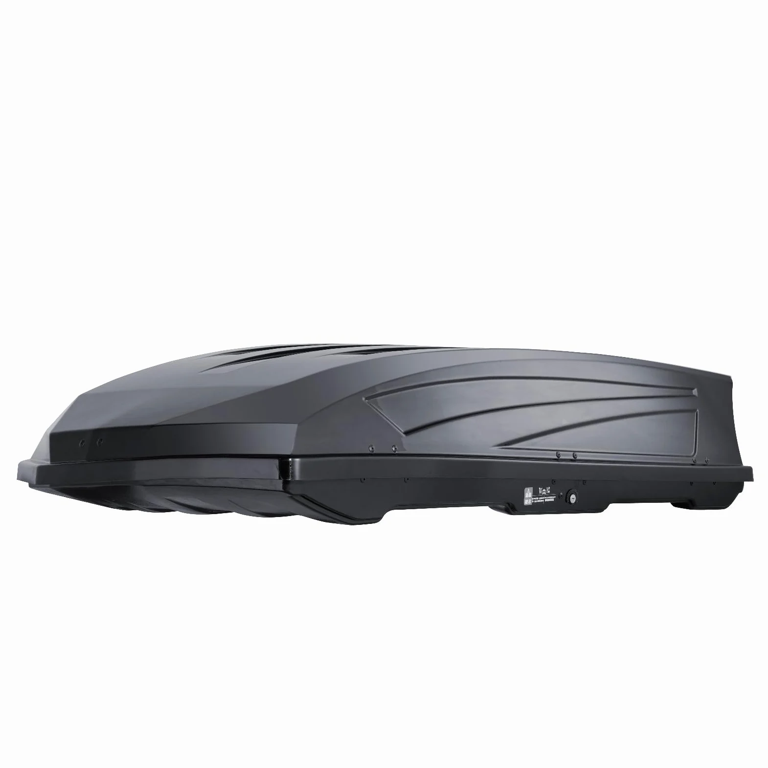 VEVOR Cofre de Techo 562 L Portaequipajes de Techo Rígido de ABS con Apertura de Doble Cara 2 Correas Reforzadas Aerodinámico Maletero Techo Coche para la Mayoría de Travesaños, Coche, SUV, Negro