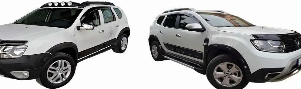 Boa Line - Kit de carrocería ABS para guardabarros y puerta (12 piezas) (Off Road), compatible con Dacia Duster 2010-2017