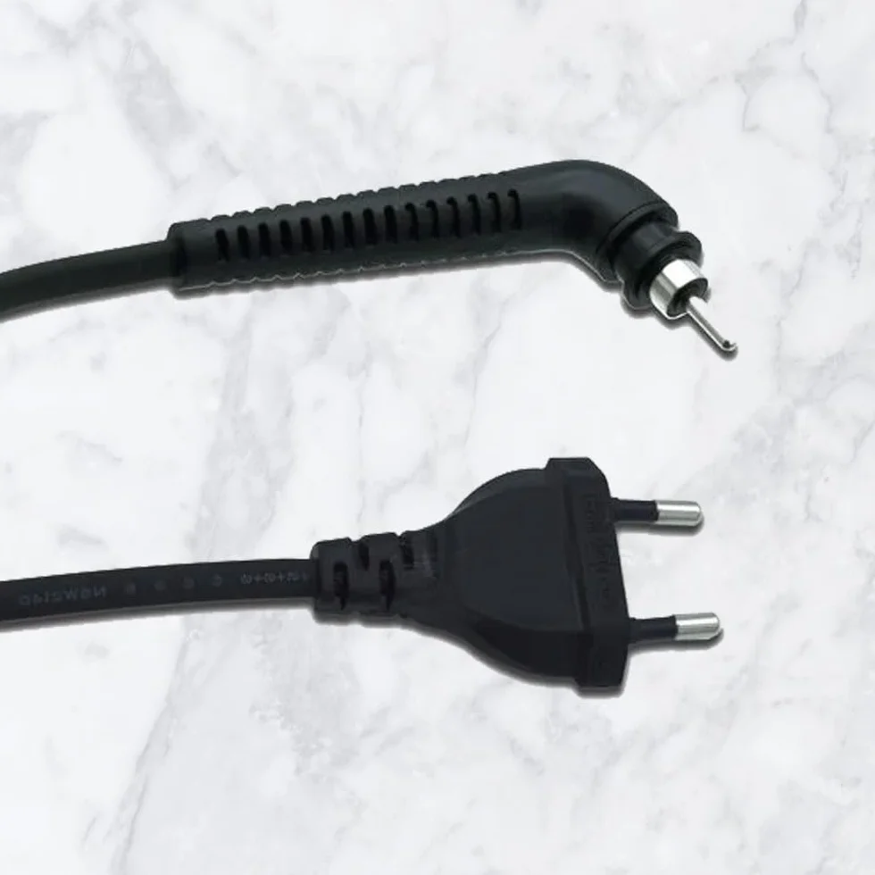 Anakel Home Cable de Alimentación Compatible con GHD 4.0B 4.2B 5.0B MK4.2 MK5, Giratorio, Negro, 1,50m