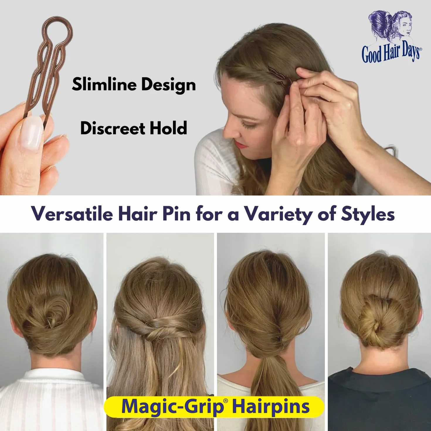 Magic empuñadura de horquillas para el pelo 10 unidades