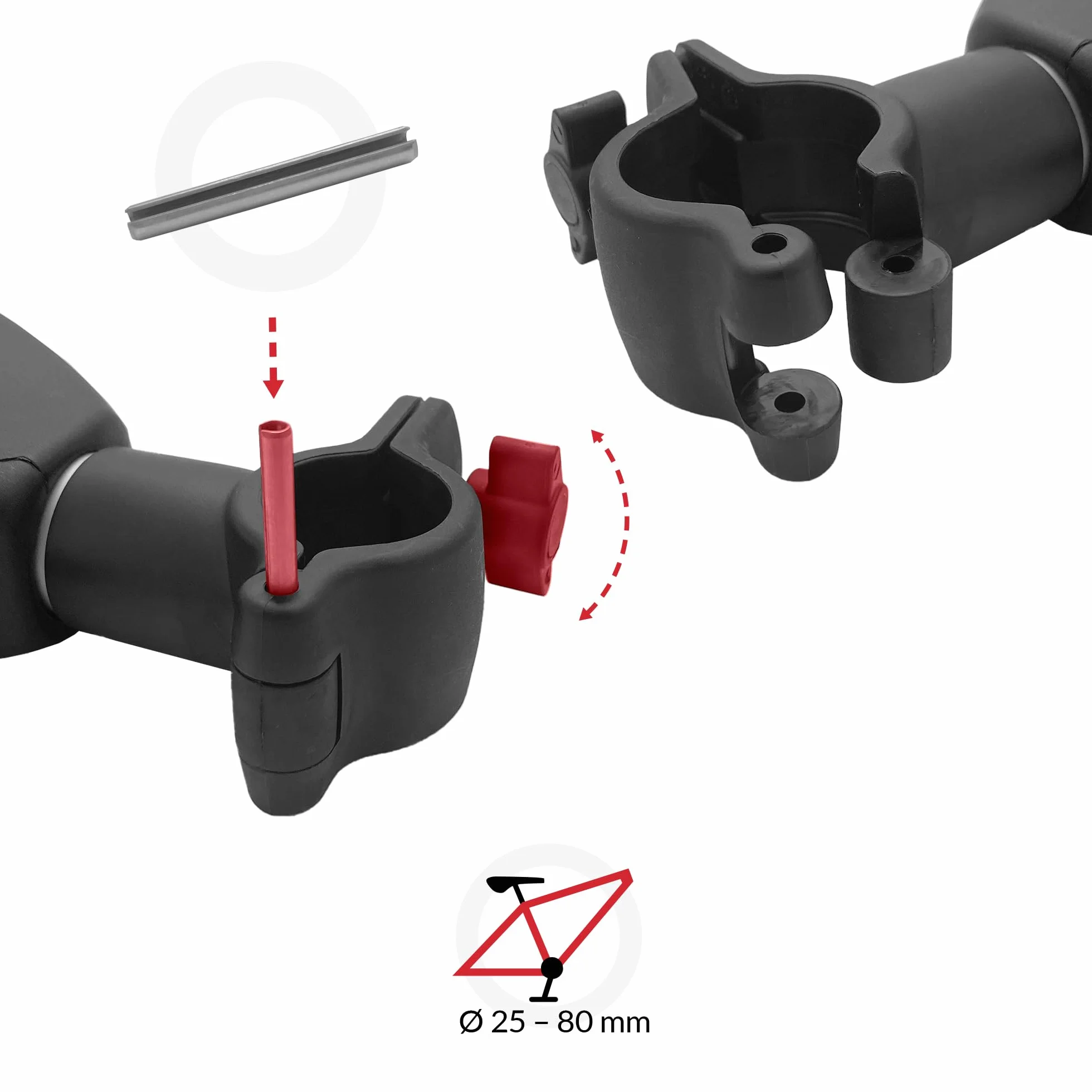 ATERA 022631 Adaptador eje delantero portabicicletas
