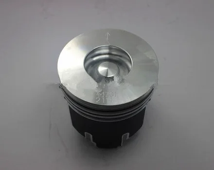 GOWE - Pistón de motor para motor Kubota V2607 V2607T pistón + anillo de pistón + cojinetes + válvulas + guías + conjunto completo de juntas + bomba de aceite