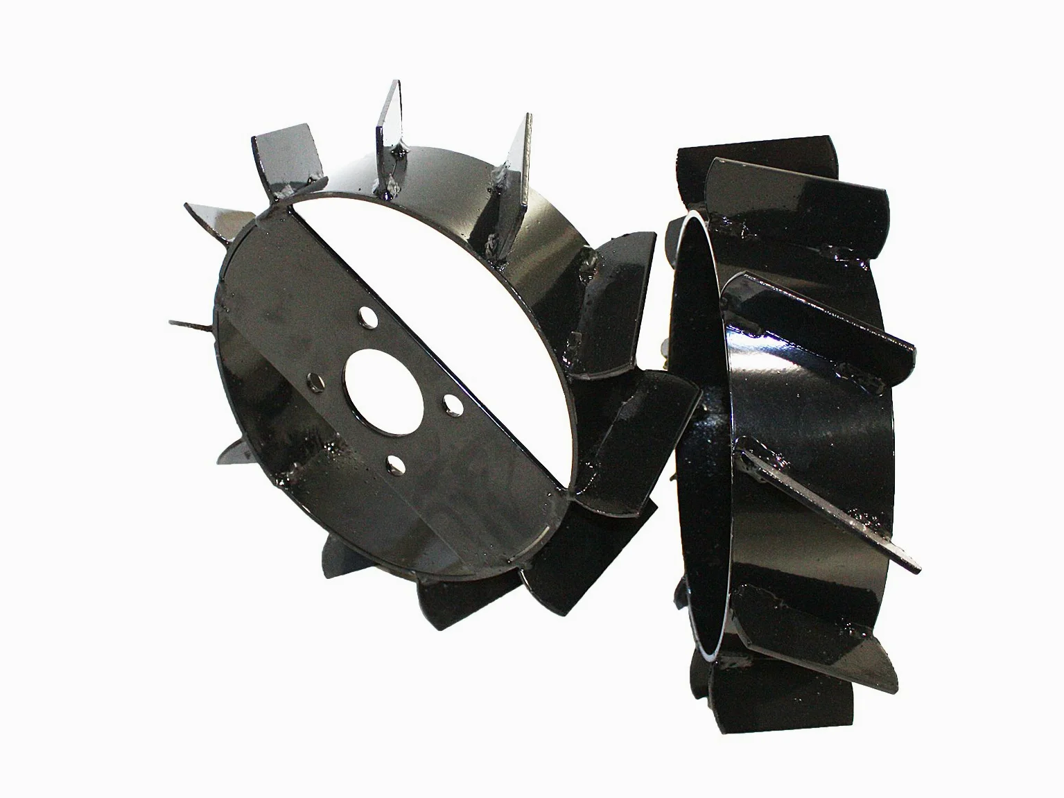 Bricoferr Par de ruedas de hierro 350 x 8