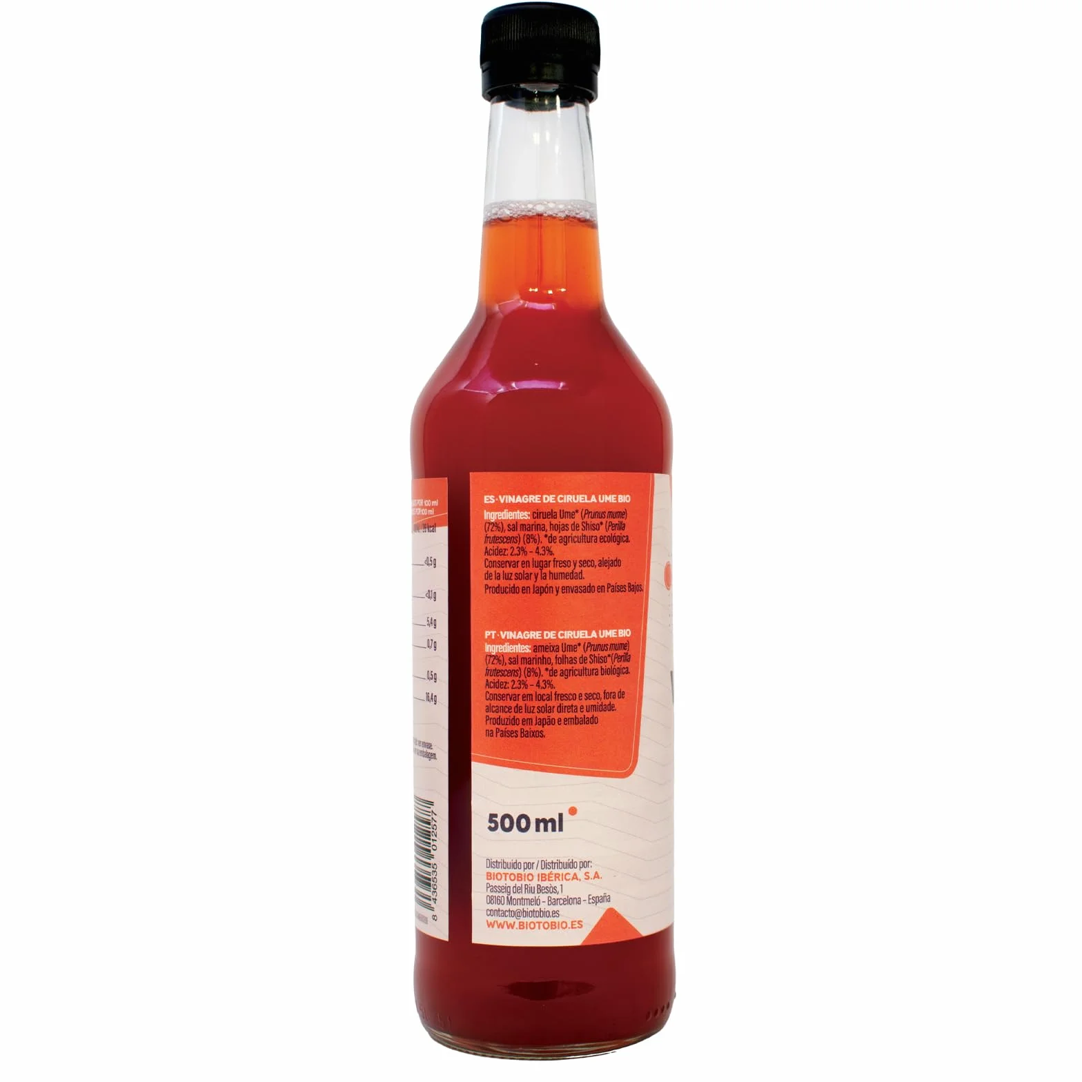 LA FINESTRA SUL CIELO Vinagre de ciruela umeboshi BIO 500ml