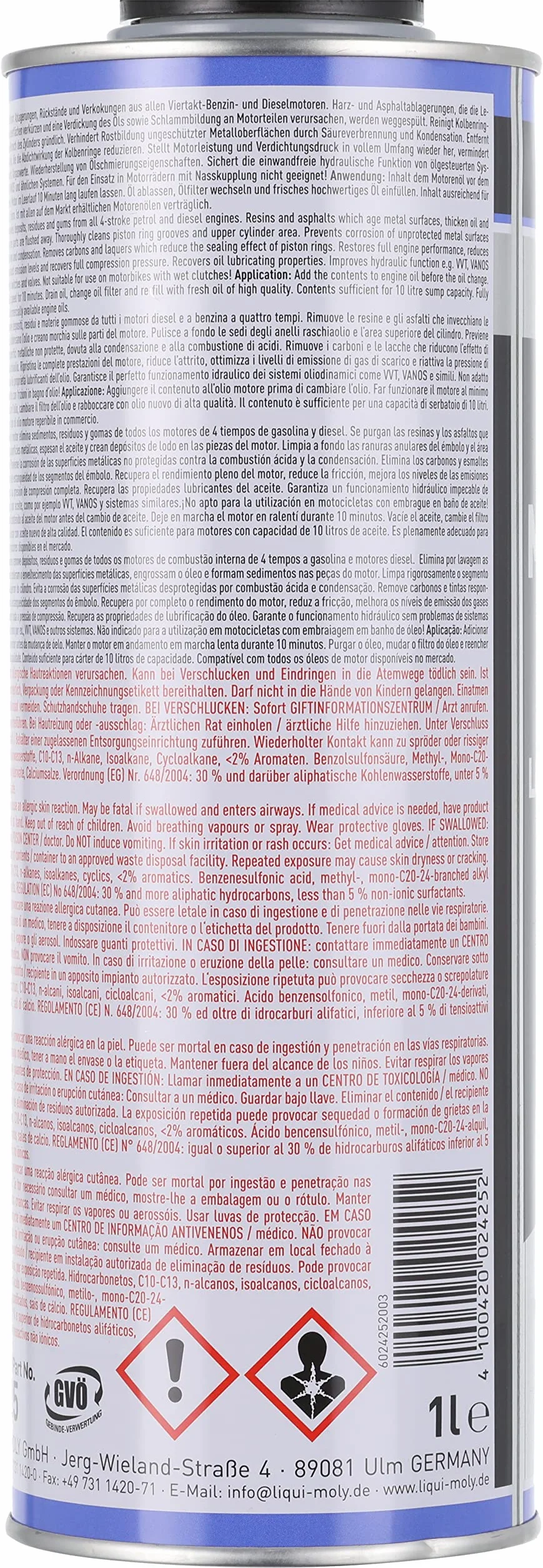 LIQUI MOLY Pro-Line Lavado de cárter de motor 1 L Aditivo de aceite 2425