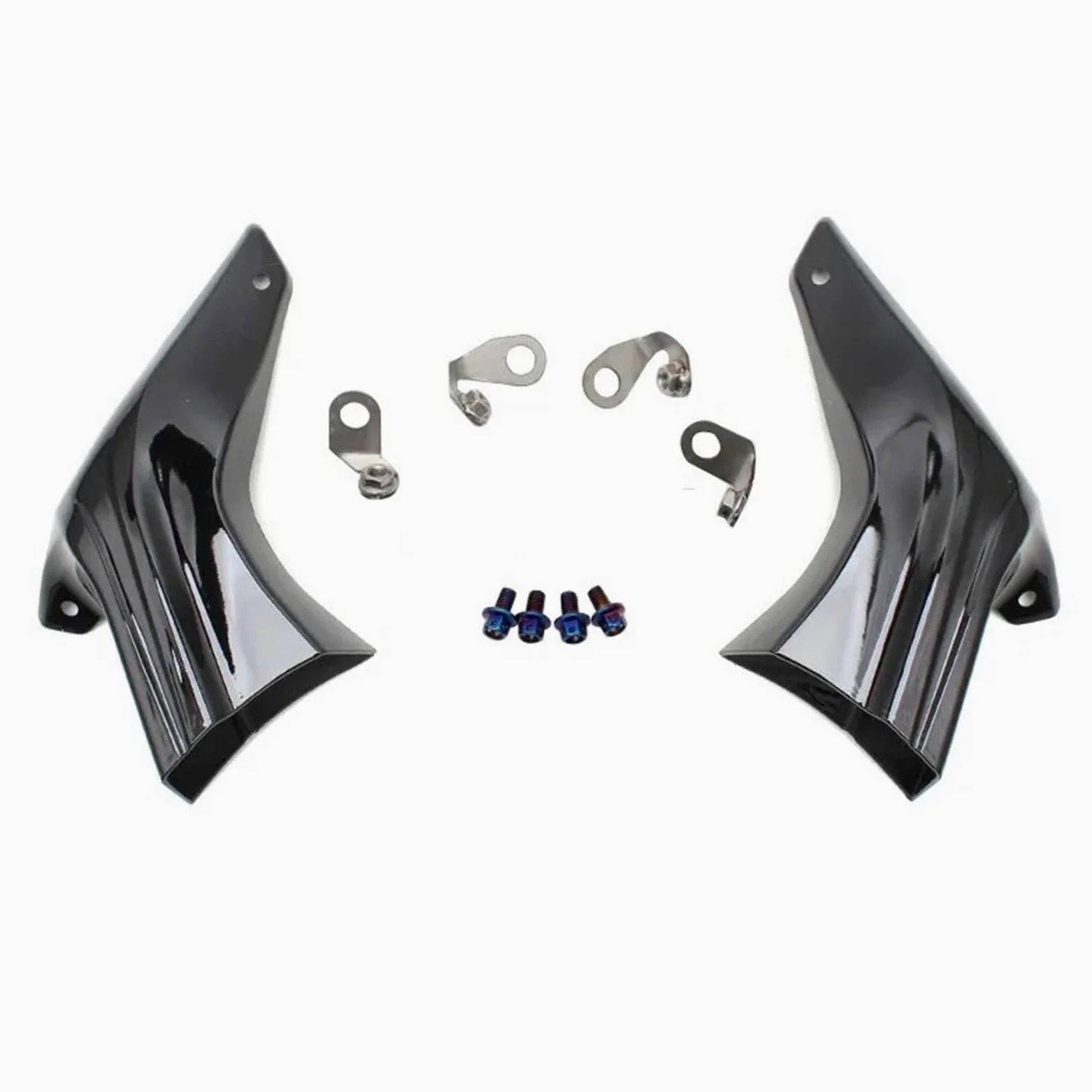 Conducto de Aire de Pinza de Freno Pinza de Freno refrigerada por Aire para conductos compatibles con BMW HP4 M100RR S1000R S1000RR S1000XR S 1000 R/RR/XR HP 4(Glossy Black)