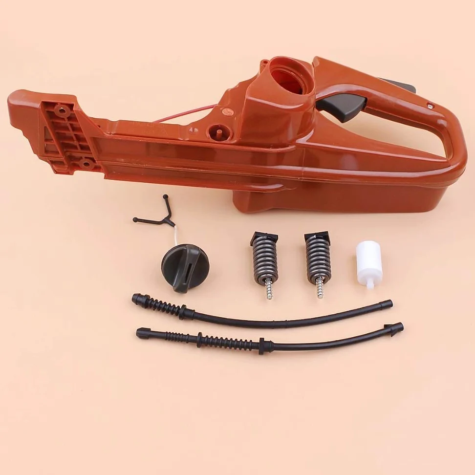 Kit de manija Trasera para Tanque de Combustible Compatible con motosierras de Gasolina 450 450E 445 445E de Repuesto 525862104, 525862101