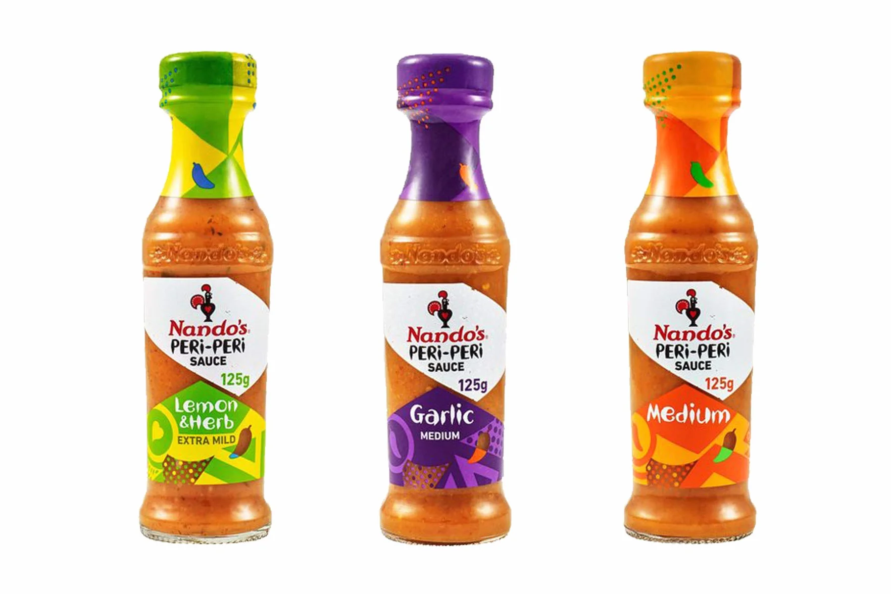 Nando's Peri-Peri Salsa Mediana, Limón y Hierba, Ajo 125g