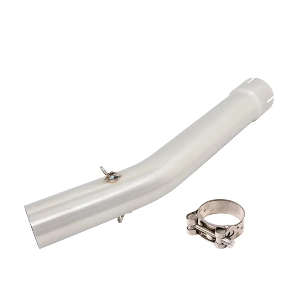 Deflectores Calor Escape para Y&amaha YZF R6 YZF-R6 1998-2005 Silenciador De Tubo De Conexión Medio Modificado De Escape De Motocicleta