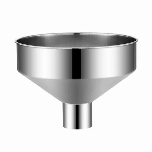 Gran herramienta de cocina resistente del embudo del acero inoxidable 16 pulgadas para el vertido de líquidos de la transferencia a granel de las especias del aceite Interior suable Fácil limpieza dur