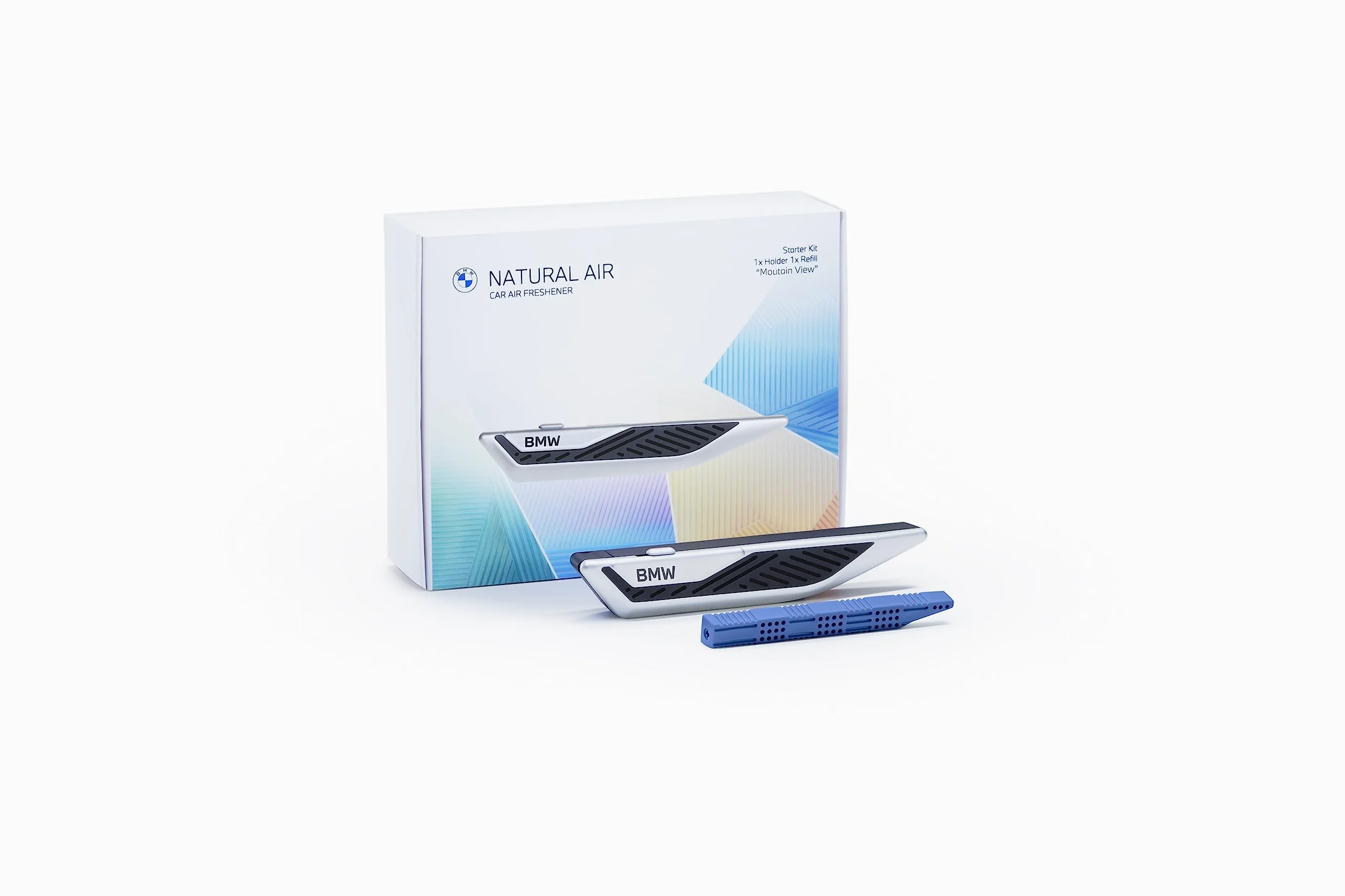 BMW Kit de ambientador natural genuino 1 soporte 1 recarga Mountain View 83125A7DC77