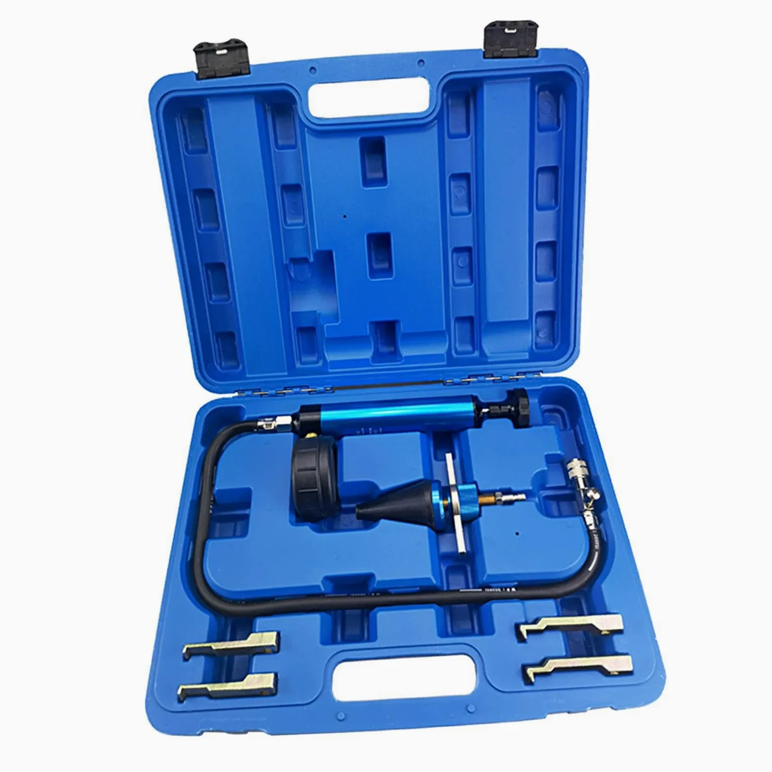 Kit de Herramientas de Prueba de Fugas de presión de radiador con Garra de Cabeza cónica para automóviles y Camiones Que garantizan un Ajuste