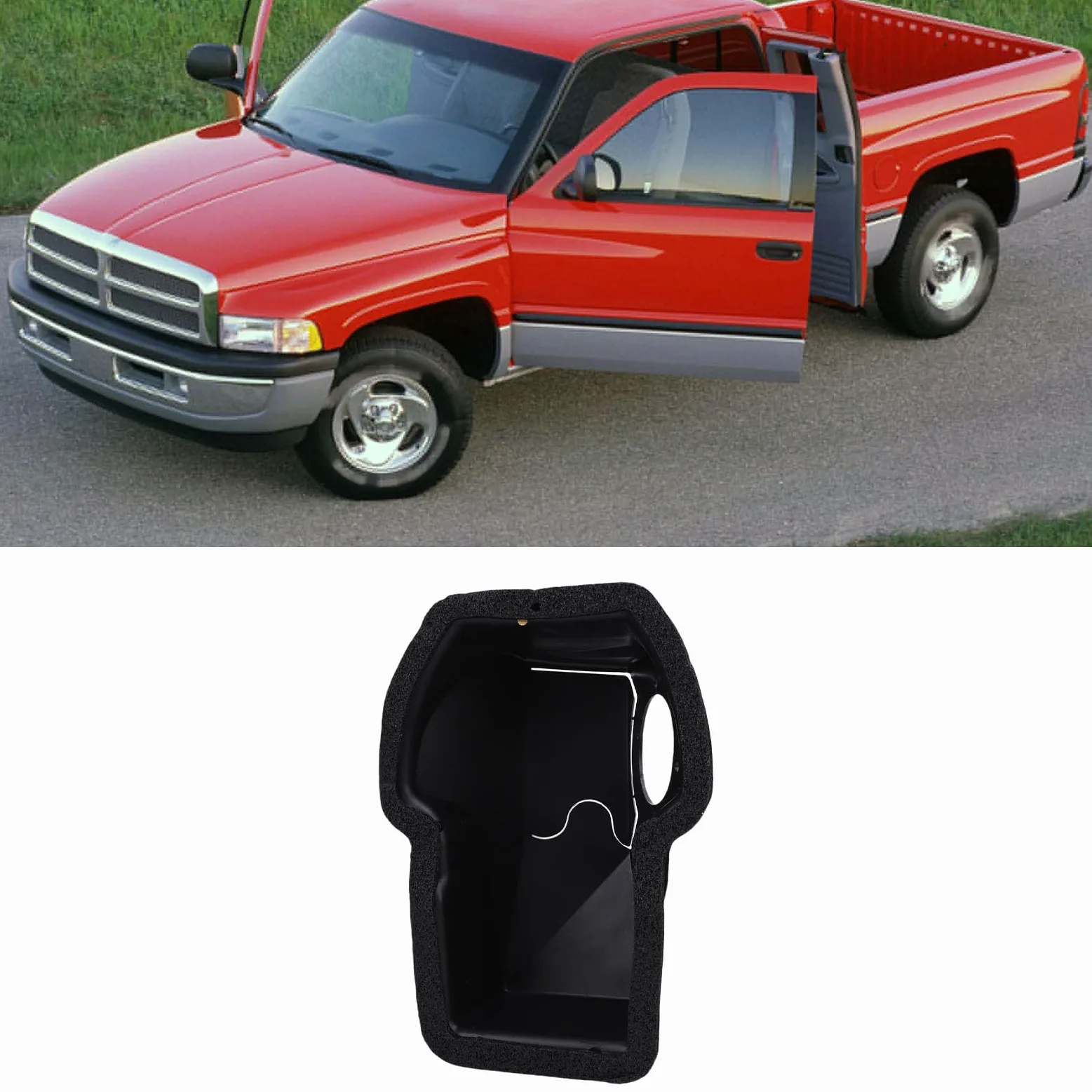 Carcasa para cuello de llenado de, bolsillo para cuello de llenado de tanque de gasolina, reemplazo de carcasa para puerta de compatible con 1500 2500 3500 1994-2002