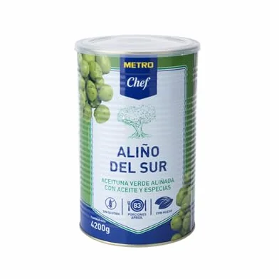 Chef Aceituna aliño sur lata 2500 g