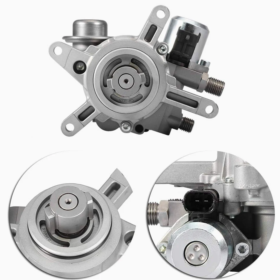 KIMISS Bomba de combustible para automóvil, bomba de inyección de aluminio de alta presión para 2010-2014 94811031524 3 Silver