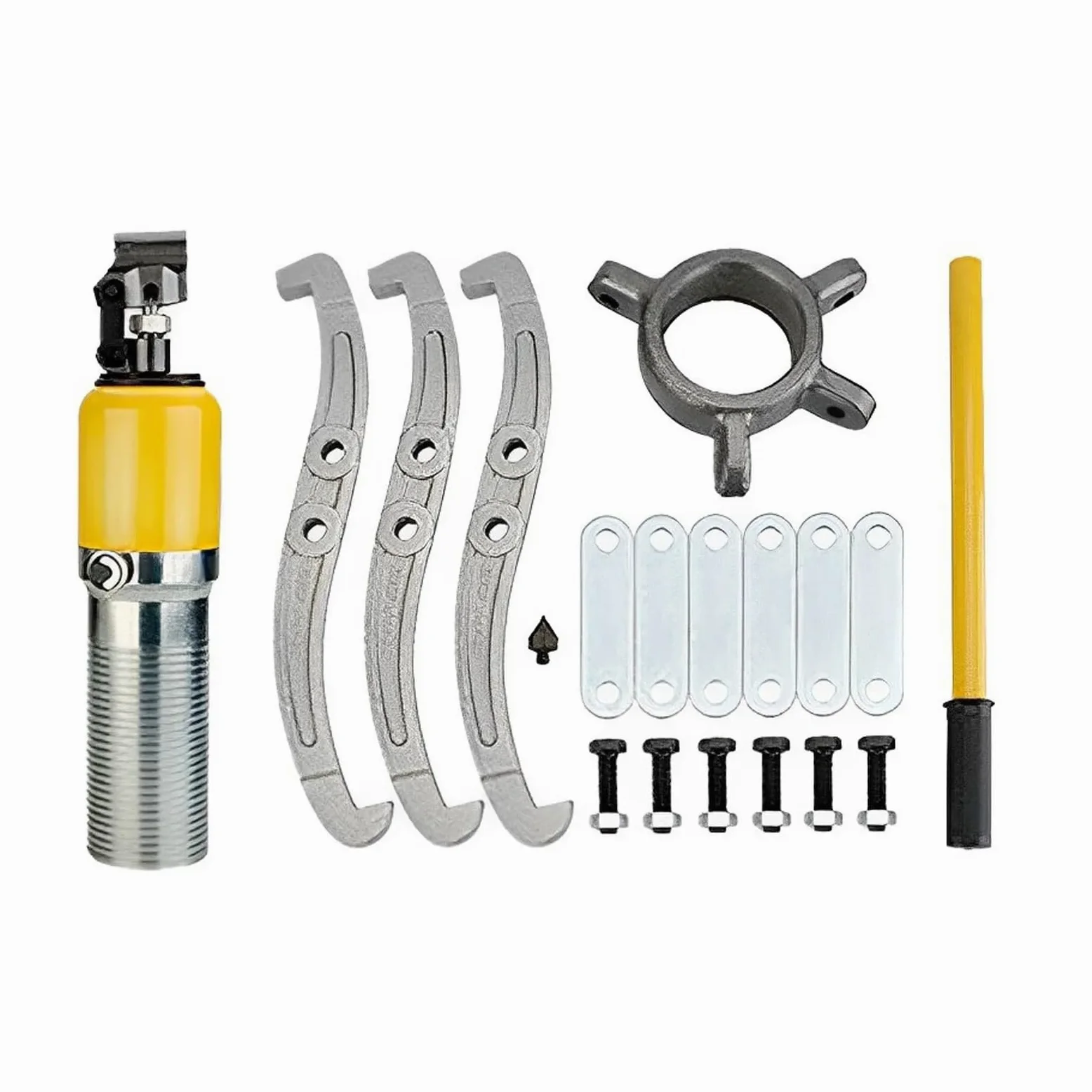 Extractor de Volante Motor Extractor hidráulico 20T, Cubos de Rueda hidráulicos de 3 Brazos, Extractor de rodamientos, Extractor de Ruedas, Extractor hidráulico Integrado Magneto