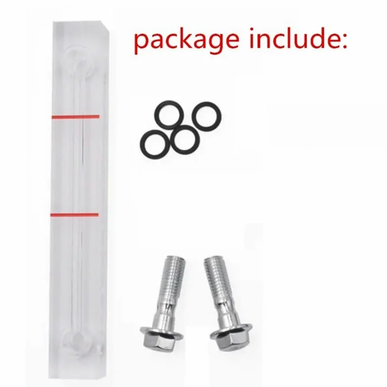 Medidores de Nivel de Aceite (2 Piezas), Tornillo, Compresor de Aire, Espejo de Aceite, Visor de Aceite, Distancia Entre Ejes de Los Orificios de la Ventana de Aceite: 40, 50, 60, 80, 100, 12