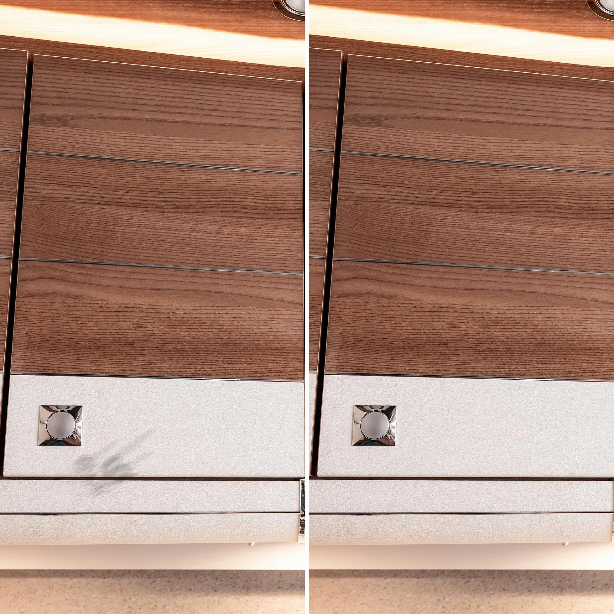 Sonax Caravan - Juego de limpieza de interiores para autocaravanas, 750 ml, con eliminador de olores y paño de microfibra, para plásticos, cuero, madera, aluminio y superficies pintadas o laminadas en