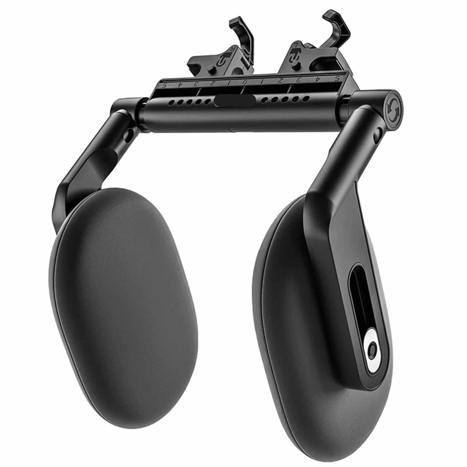 Reposacabezas Coche Cojin Almohada para reposacabezas de cuello coche, cojín para asiento, almohadilla espuma con memoria para dormir, soporte telescópico para cabeza lateral