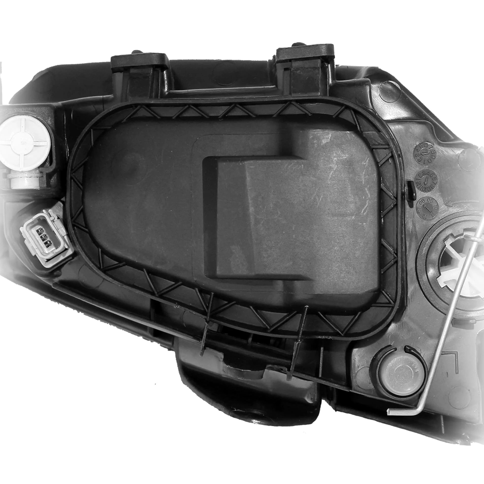 BESTPRICE 2x faros Faros delanteros Faros principales izquierda + derecha Compatible con PEUGEOT 206 CC (2D), 206 Hatchback (2A/C), 206 SW (2E/K)