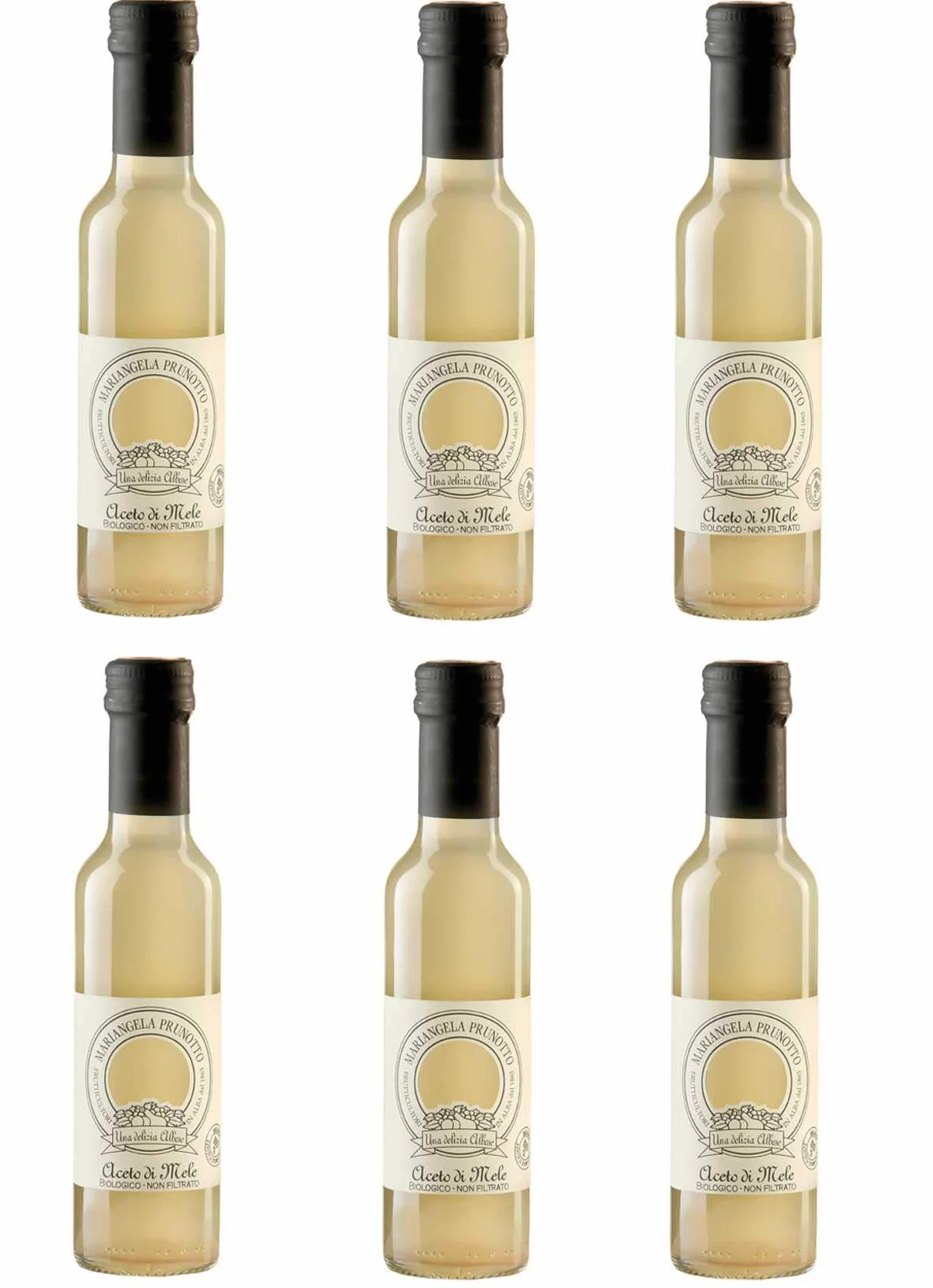 Mariangela Prunotto Empresa Agricola Ocet jabłkowy organiczny niefiltrowany z matką 250 ml 6 sztuk