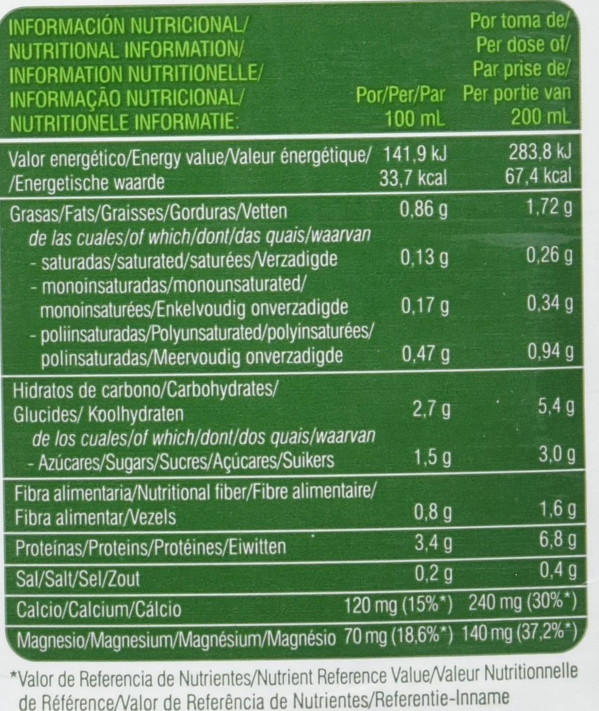 Soria Natural Bebida de Soja Ecológica 3 x 1 Litro