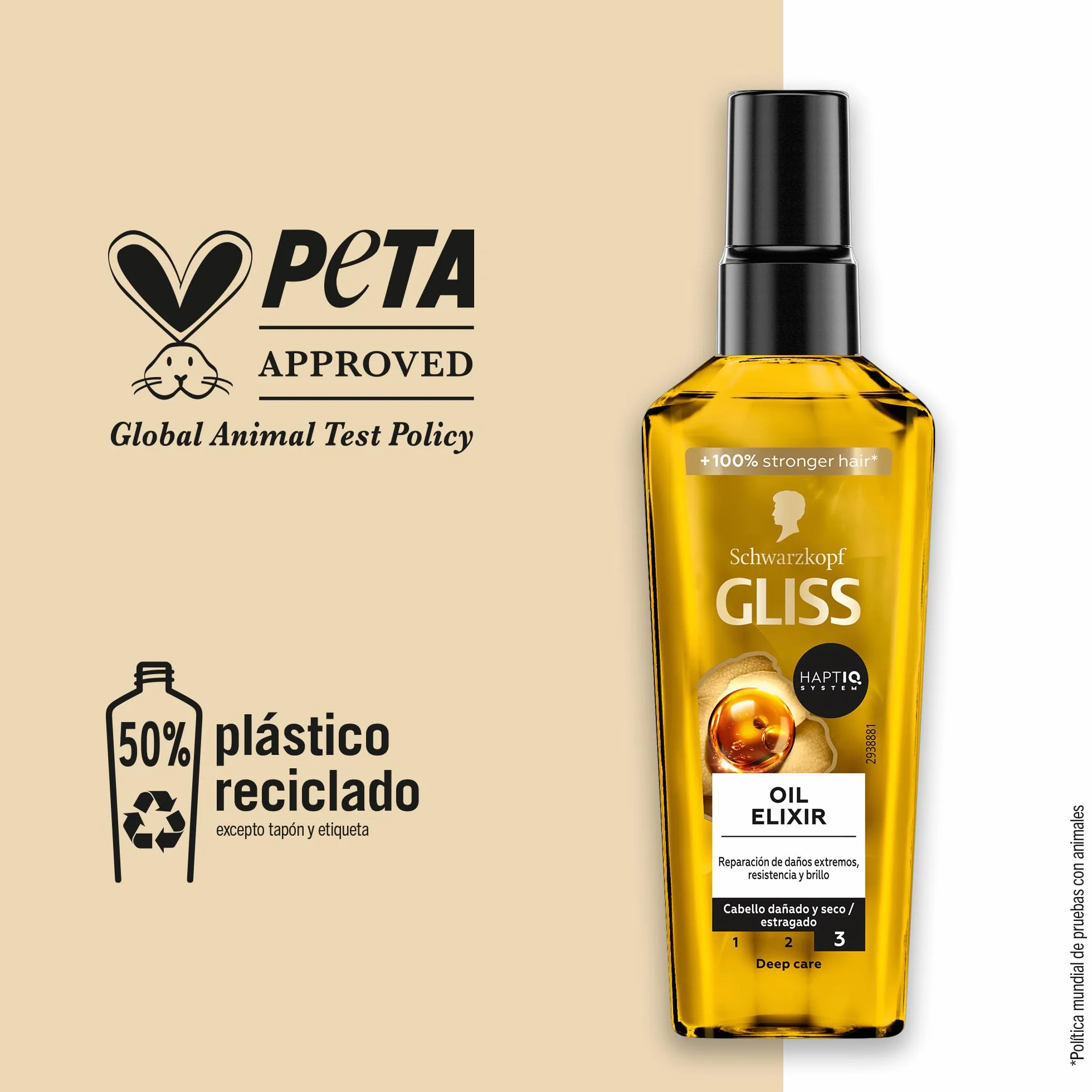 GLISS Oil Elixir 75 ml Todo tipo de cabello Nutrición suavidad brillo