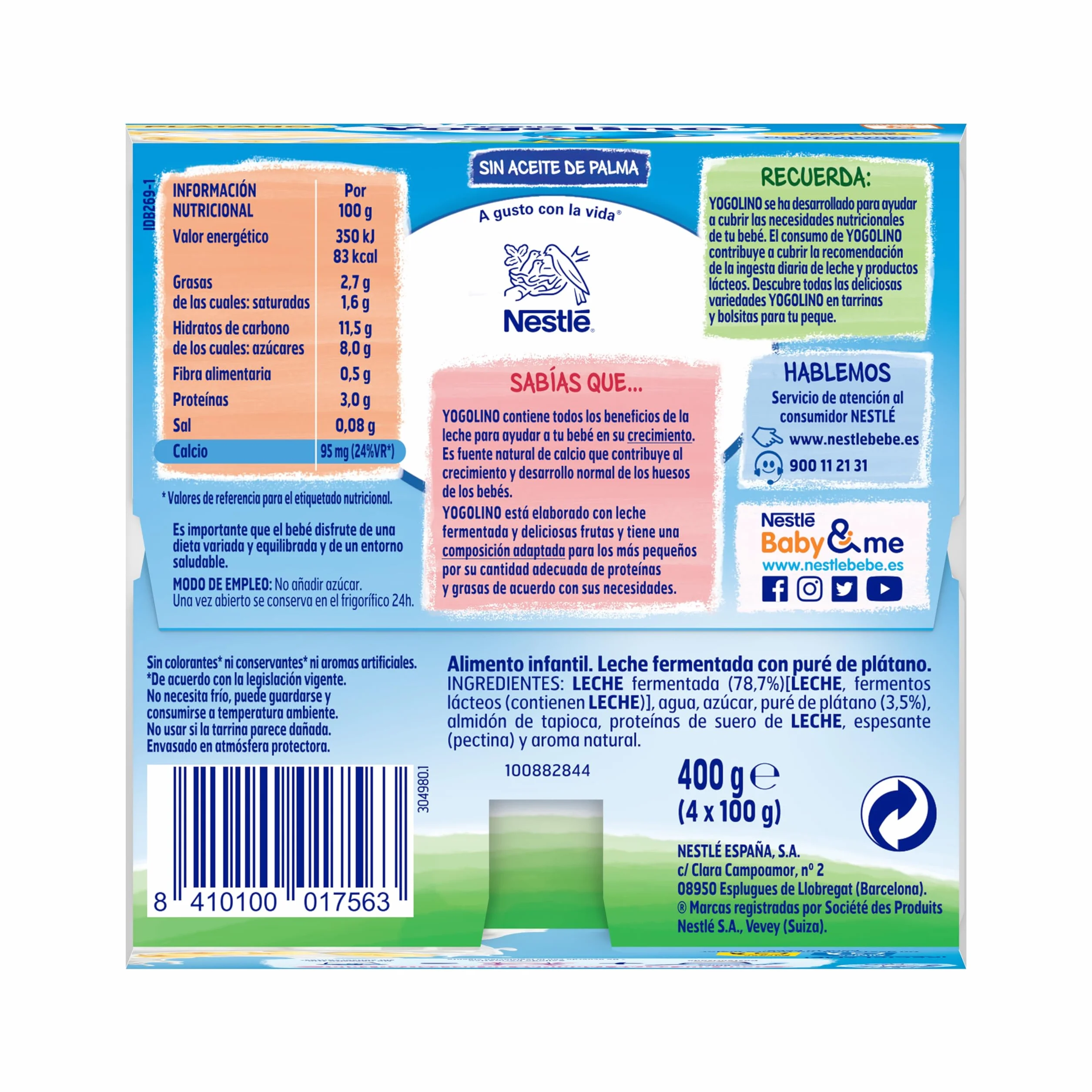 YOGOLINO Plátano 100g