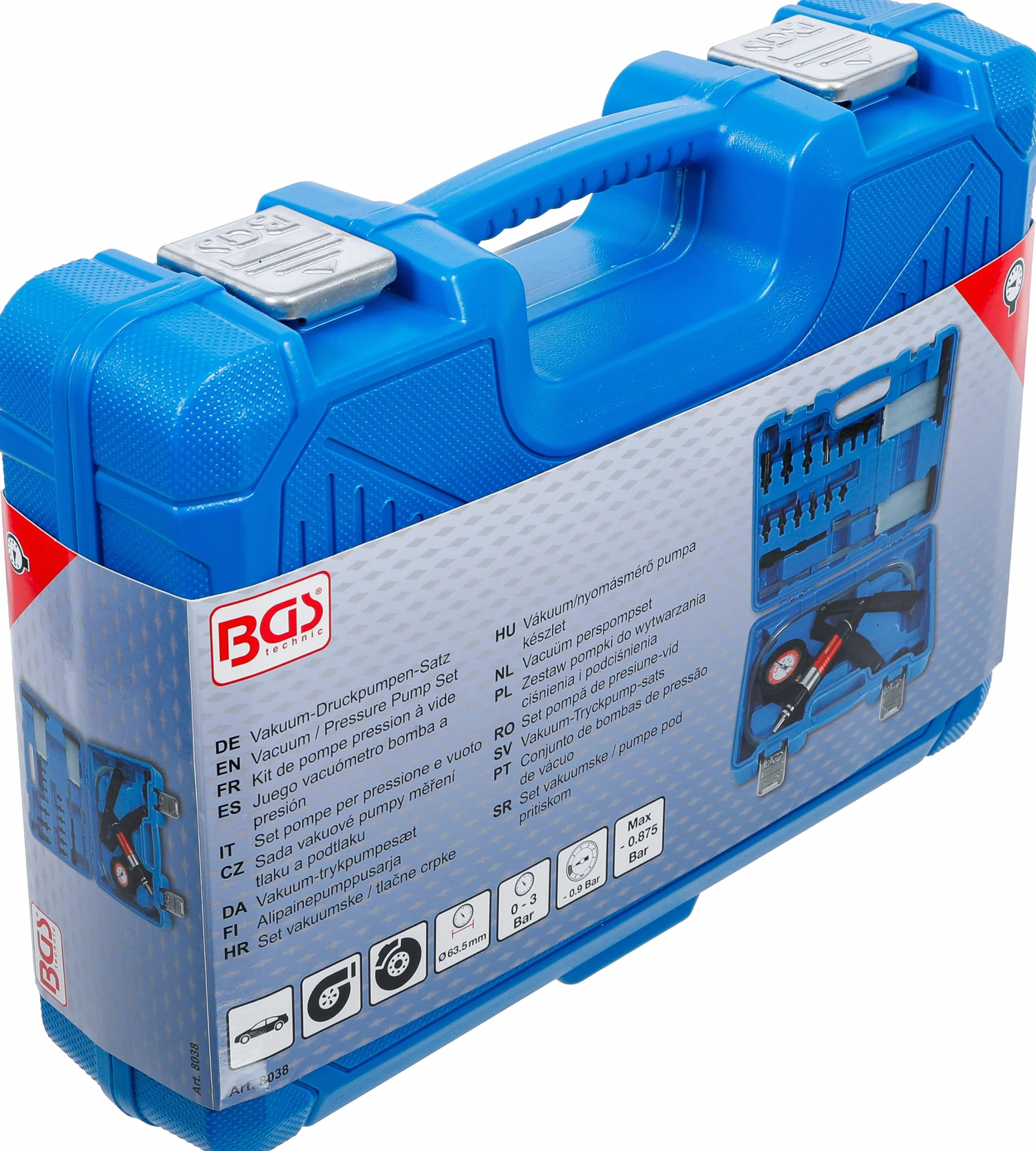 BGS 8038 | Juego vacuómetro bomba a presión