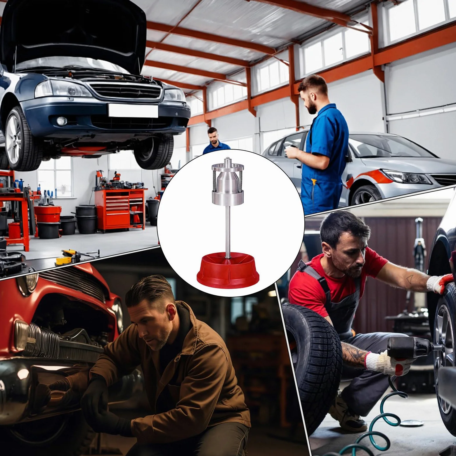 Equilibriador manual de neumáticos – Accesorios para cambio de neumáticos de coche, nivel de de de rueda, herramienta profesional de mantenimiento de ruedas para coche, herramienta de