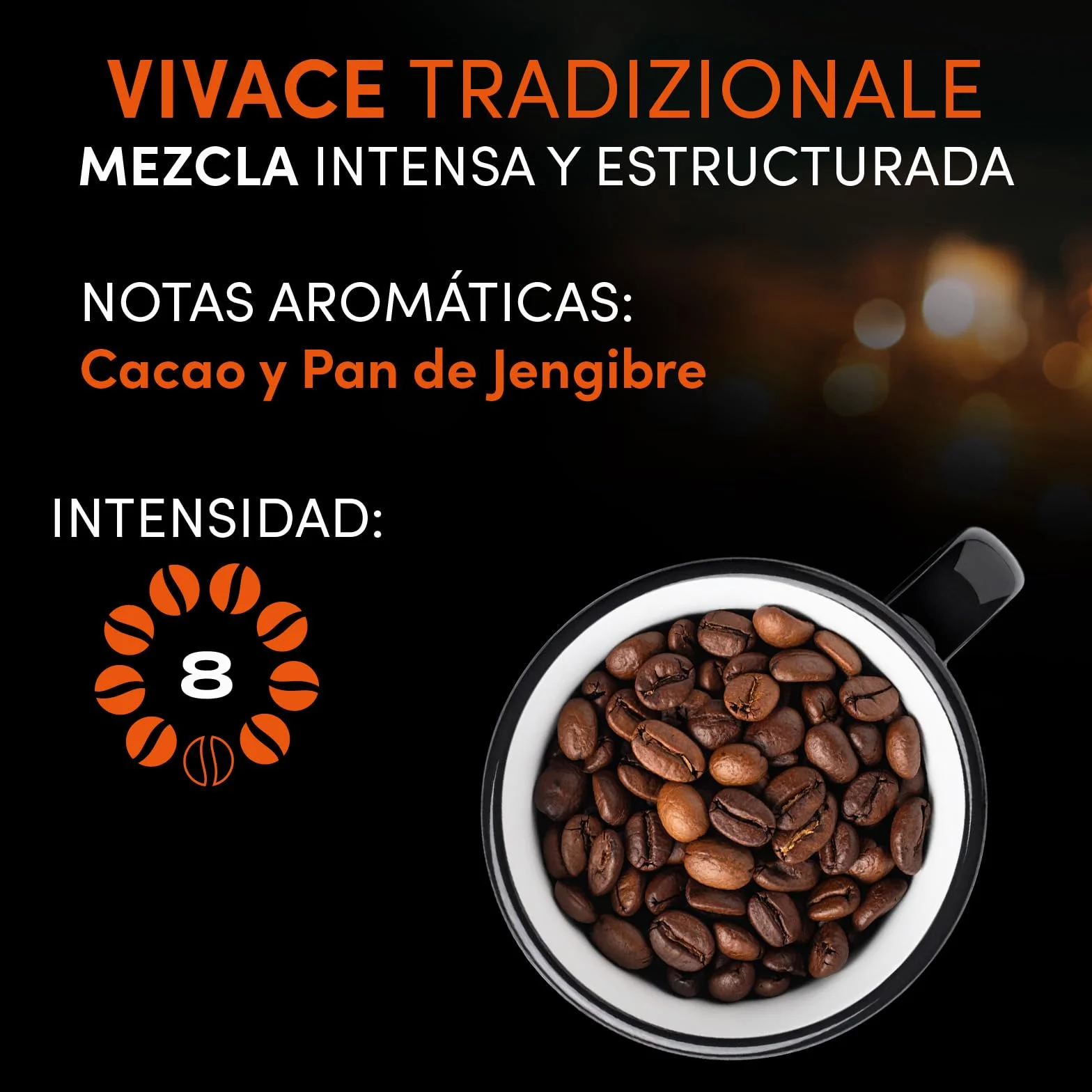 Pellini N.82 Vivace Café en Grano Espresso 1 kg Mezcla Clásica Arábica Robusta Tueste Medio