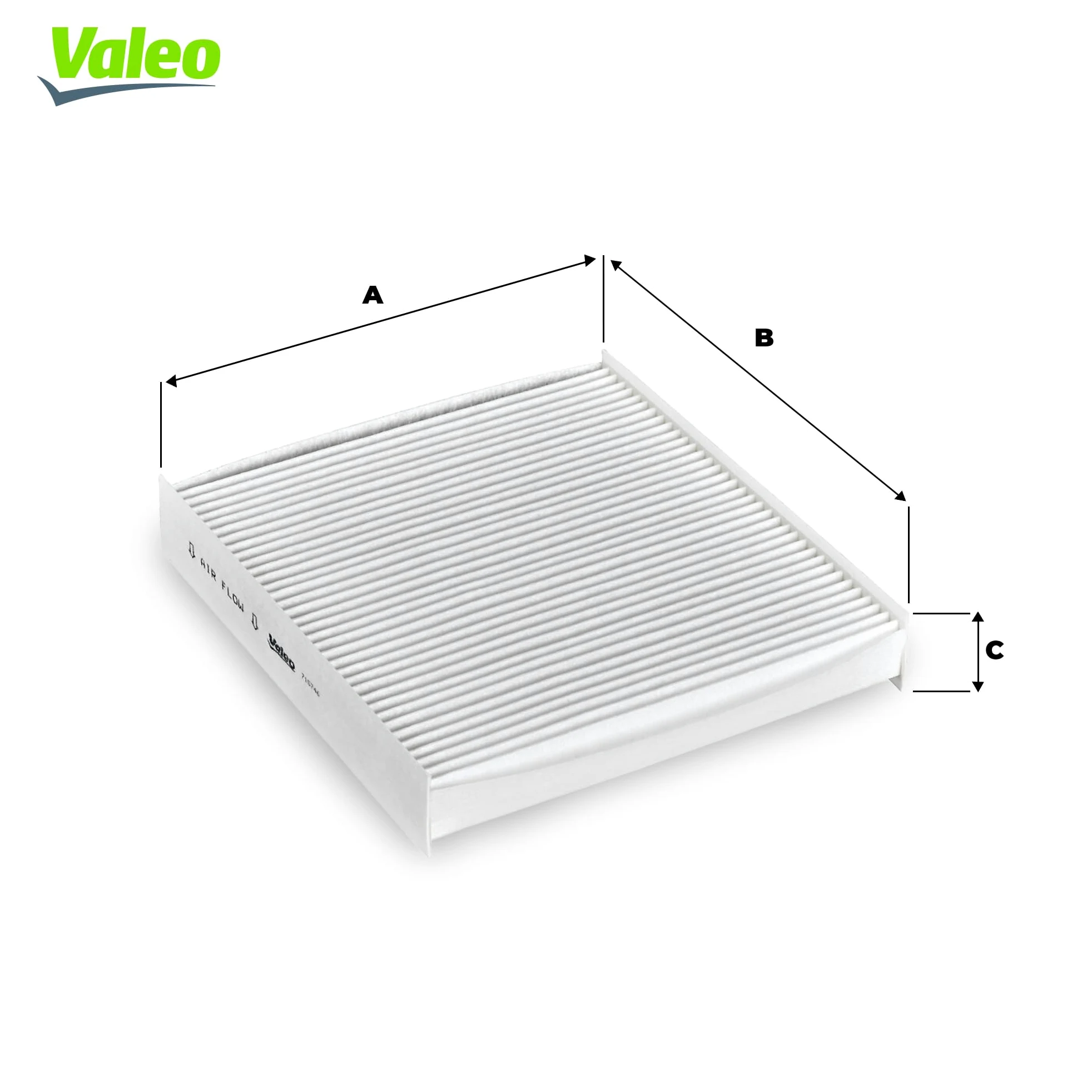 Valeo Filtro, Aire Habitáculo Essential 715892 - Partículas (Polen)