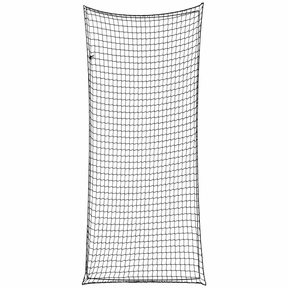 vidaXL Red de Remolque con Cuerda elástica PP Negro 8x3,5 m