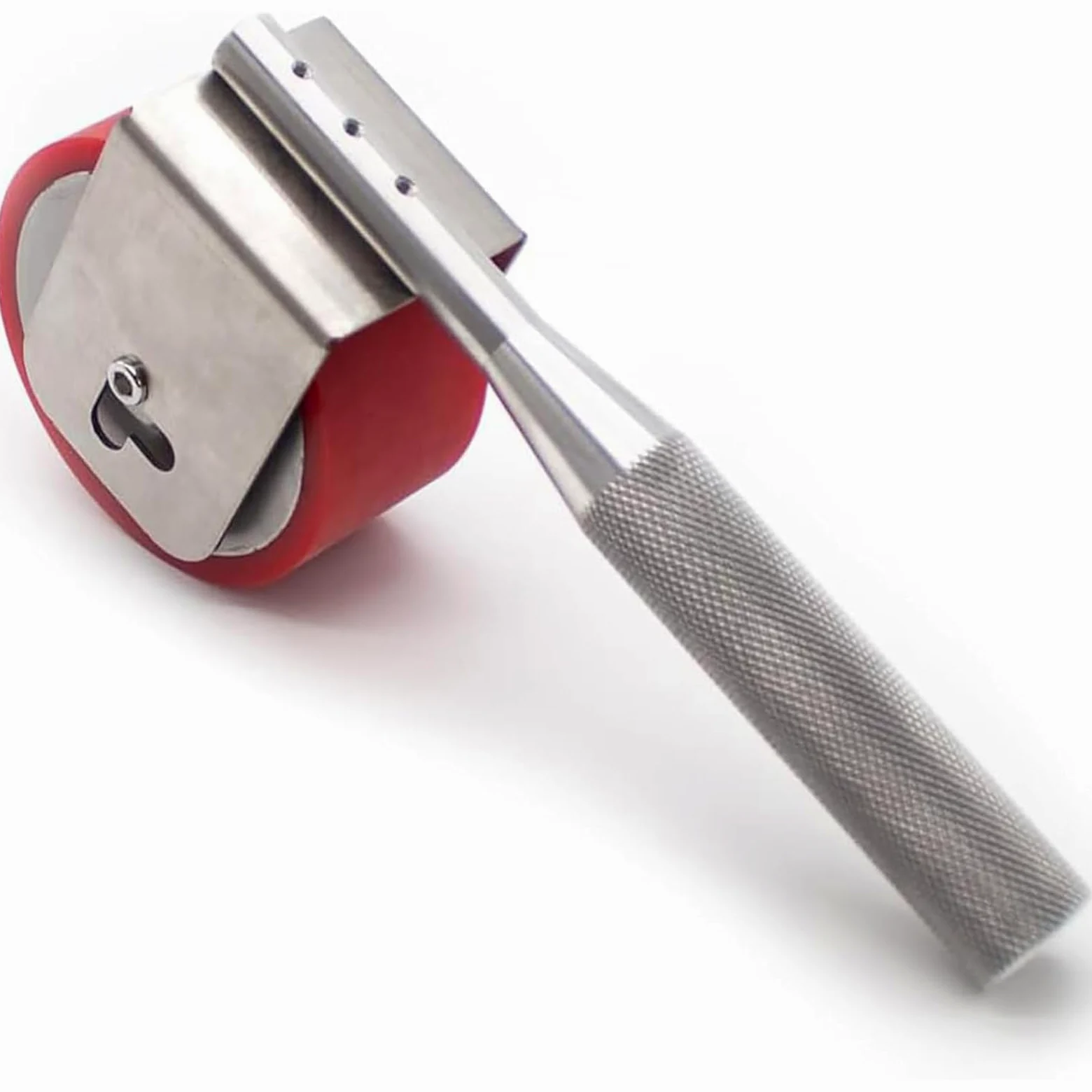 Herramienta manual de prueba adhesiva de rodillo, carga de presión de 2 kg, mango de acero inoxidable, rodillos de silicona resistentes a altas temperaturas para pruebas de resistencia al pelado