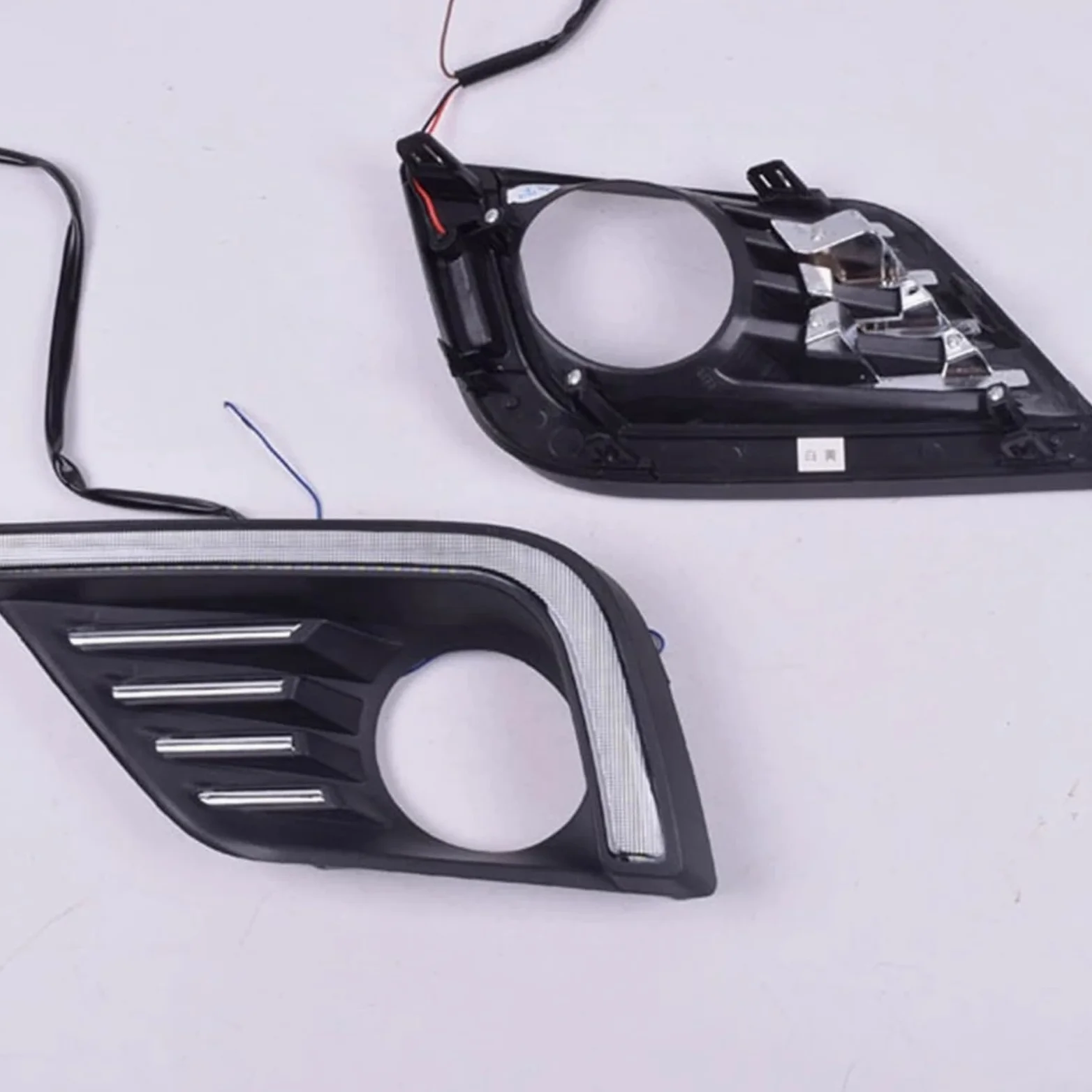 Luz Niebla Delantera para Nissan para Altima para Teana 2017-2018 Luces Diurnas LED DRL Ámbar Y Blancas con Luz De Señal De Giro Faro Antiniebla Delantero