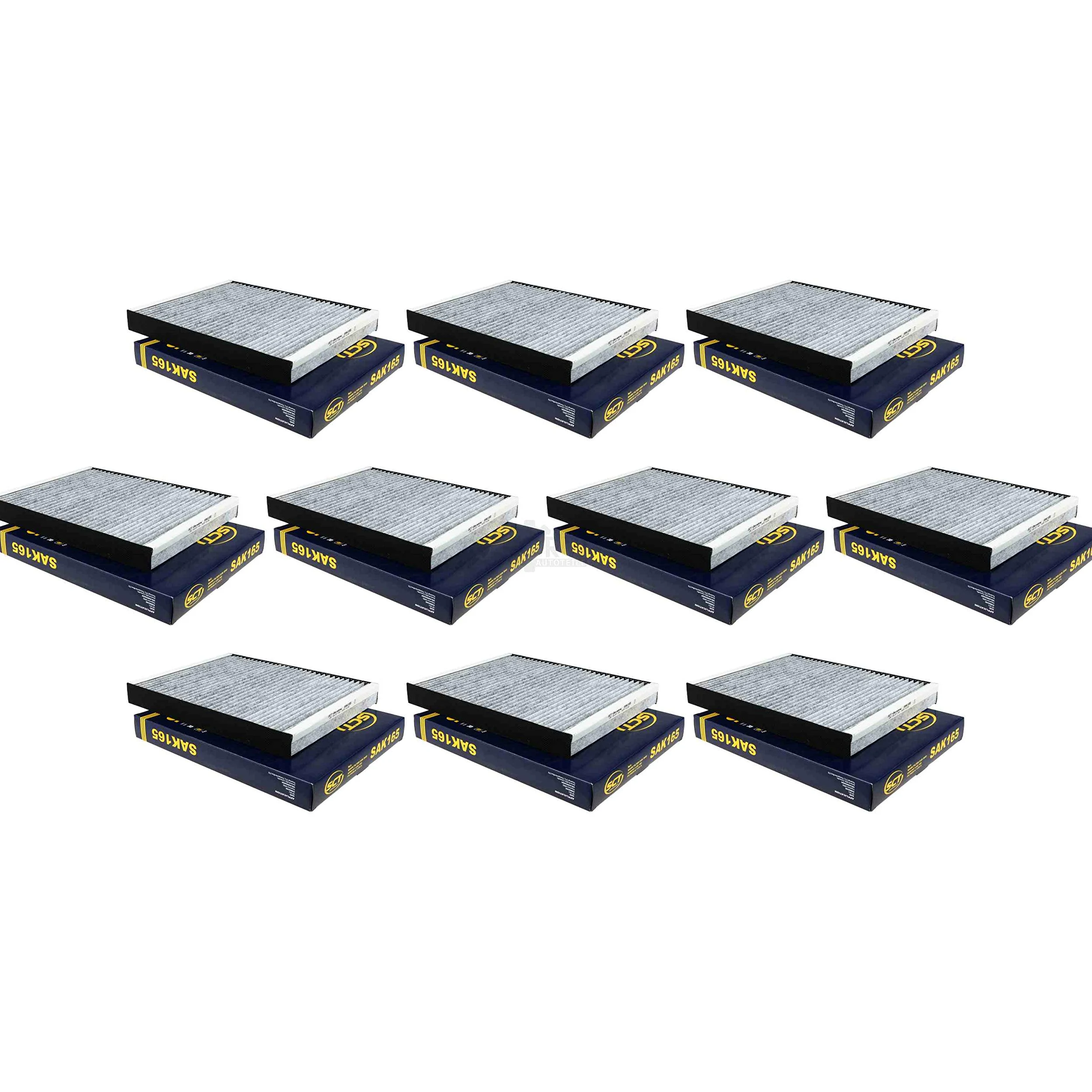 Juego de 10 filtros originales SCT 85507249 SAK 165 para habitáculo de aire