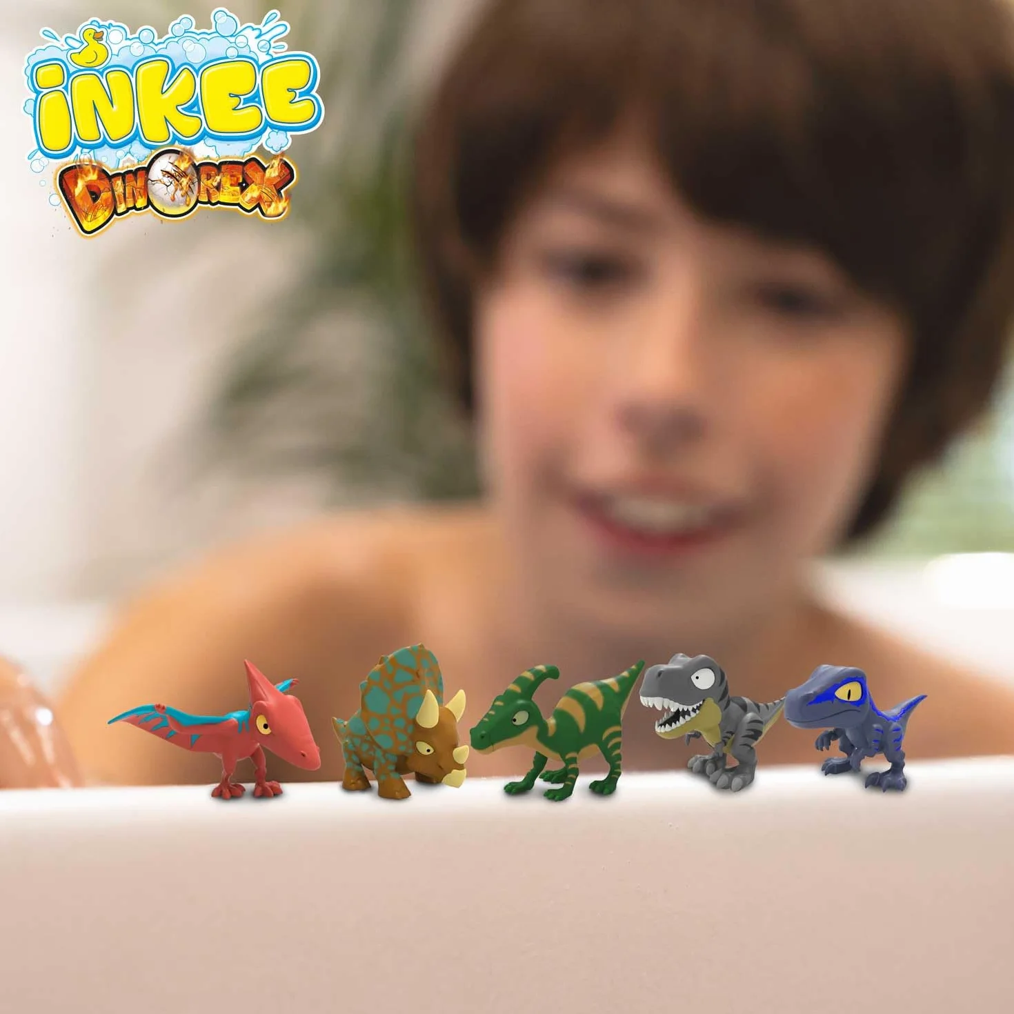 Bomba de baño infantil dinosaurio sorpresa 100g melocotón aguacate relajante