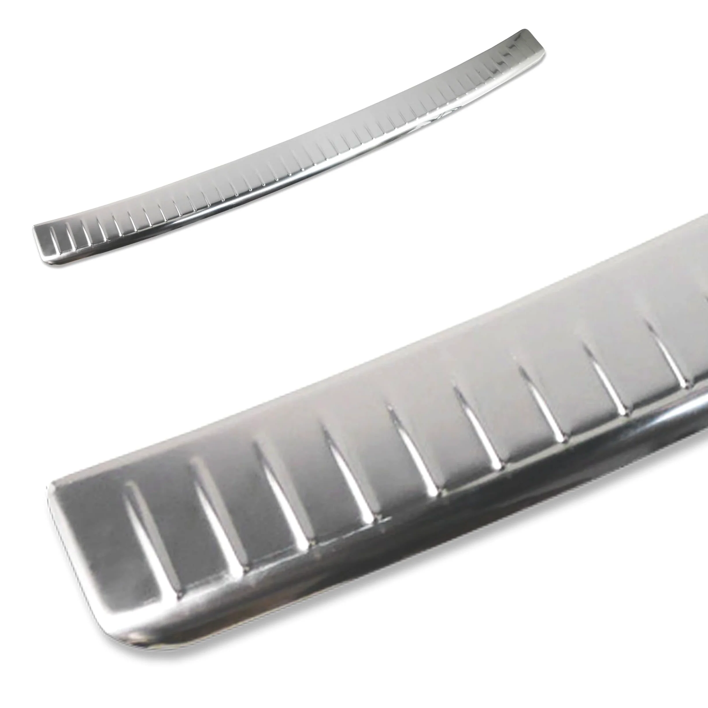 CHROMEMASTER - Protector de Parachoques - Compatible con VW T5 Multivan 2003-2015 | Acero Inoxidable Pulido - Tira Protectora Protege la Pintura del Parachoques Trasero de Daños