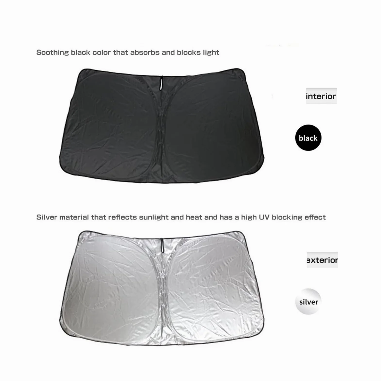 Unidades Parasol Coche para Suzuki para Todos para Wagon DA64V para Dir Parasol Delantero Aislamiento Térmico Sombreado Protección UV