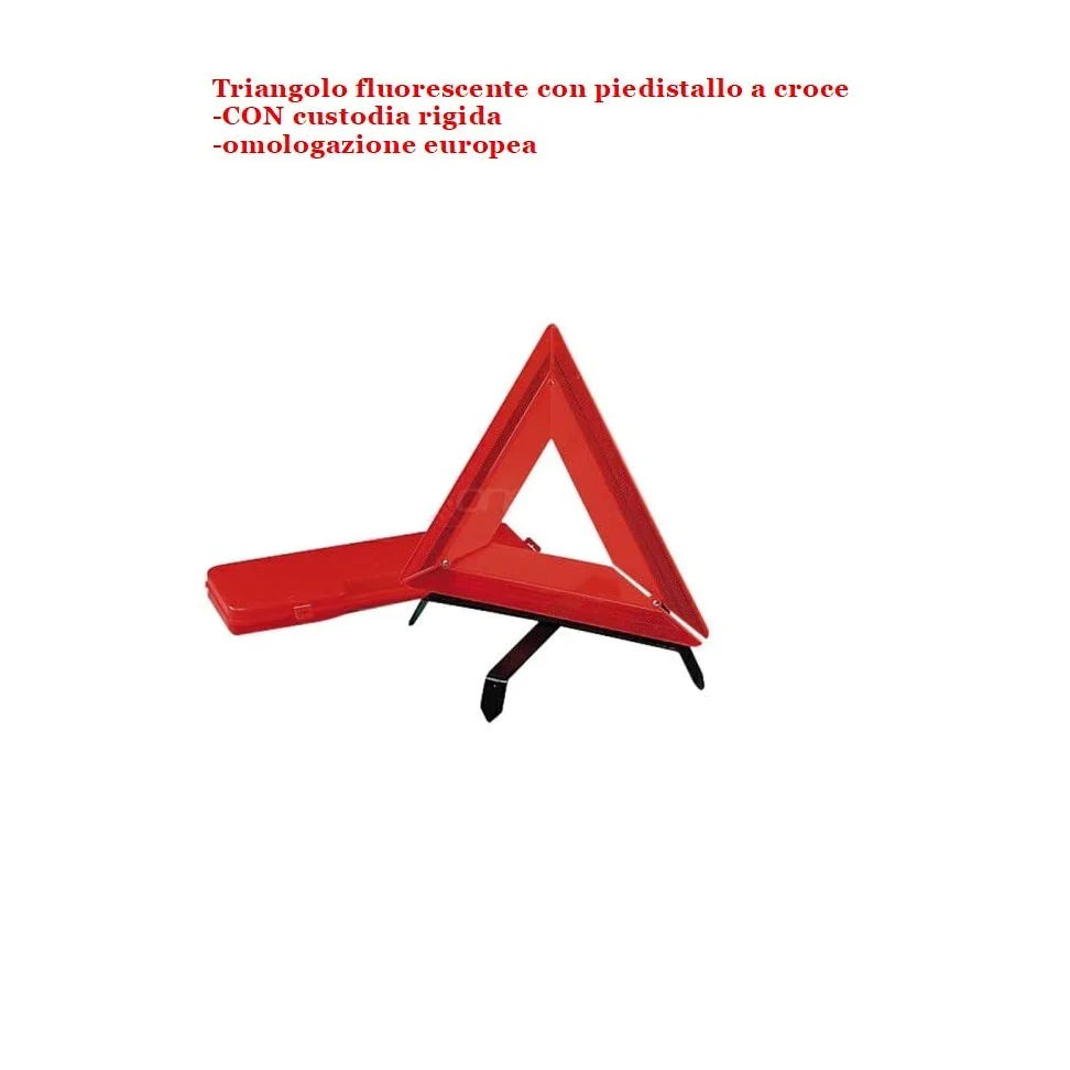 Compatible con Nissan E-NV200 EVALIA Kit Emergencia Coche Gato DE PANTÓGRAFO con Base DE Acero Y Llave GIRATORIA+Llave EN Cruz para Tornillos+TRIÁNGULO DE Emergencia Fluo