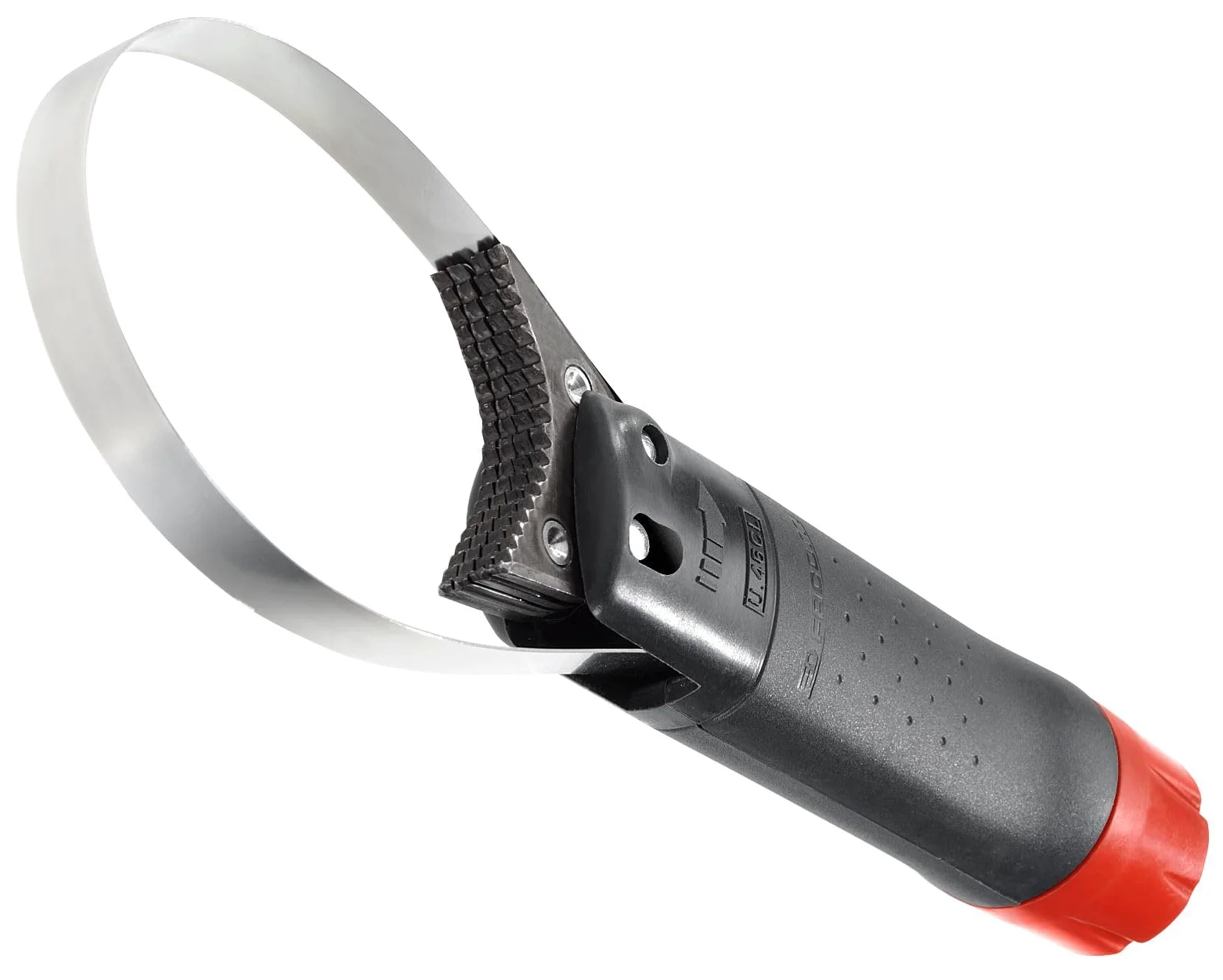 FACOM Llave de Correa Rápida para Filtro de Aceite, Longitud Máx. 290mm, Diámetro de 66 a 106mm, Ángulo de Recuperación de 5°, Incluye Correa de Recambio, U.46CL
