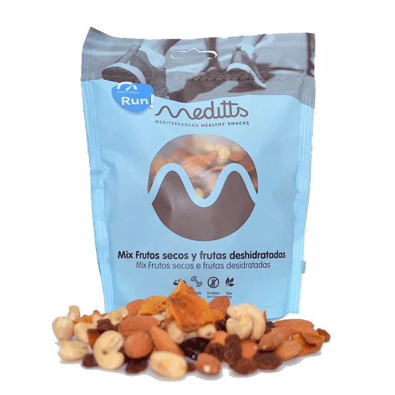 Mix de Frutos Secos y Deshidratados 200 gr Arándanos Piña Coco Nuez Almendra Snack Natural Rico en Fibra