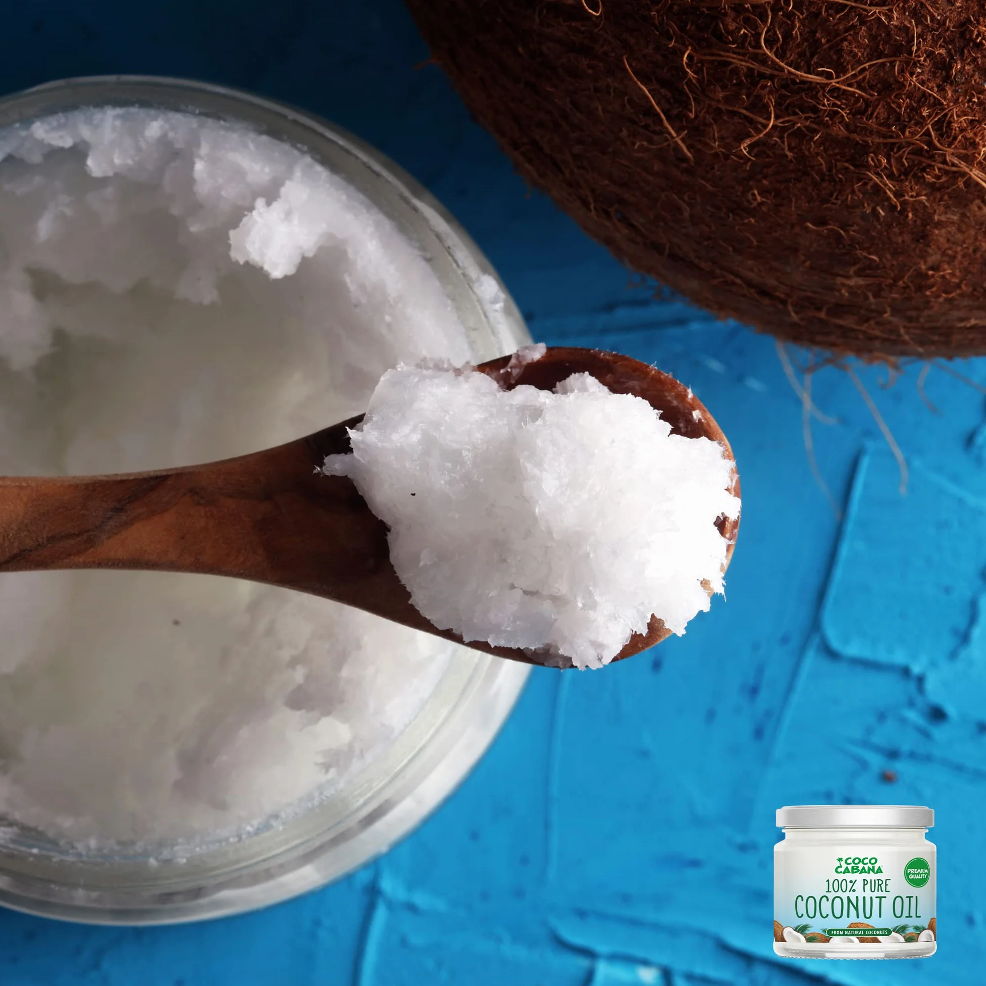 Coco Cabana 100% Pure Coconut Oil 300ml Vegan Gluten & Dairy Free Skin Hair Cooking