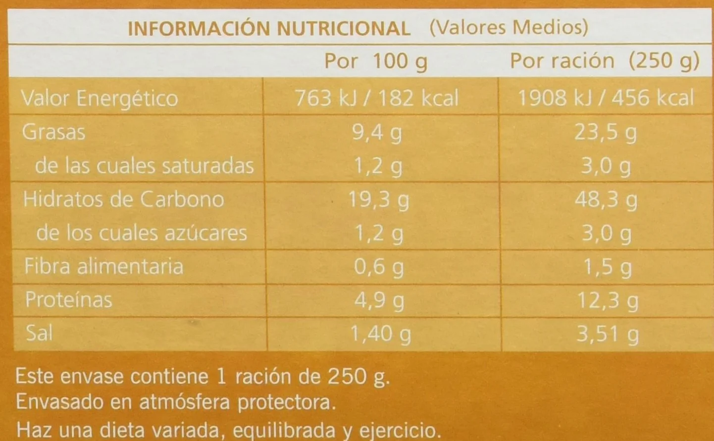 Carretilla Paella Marinera 250 g
