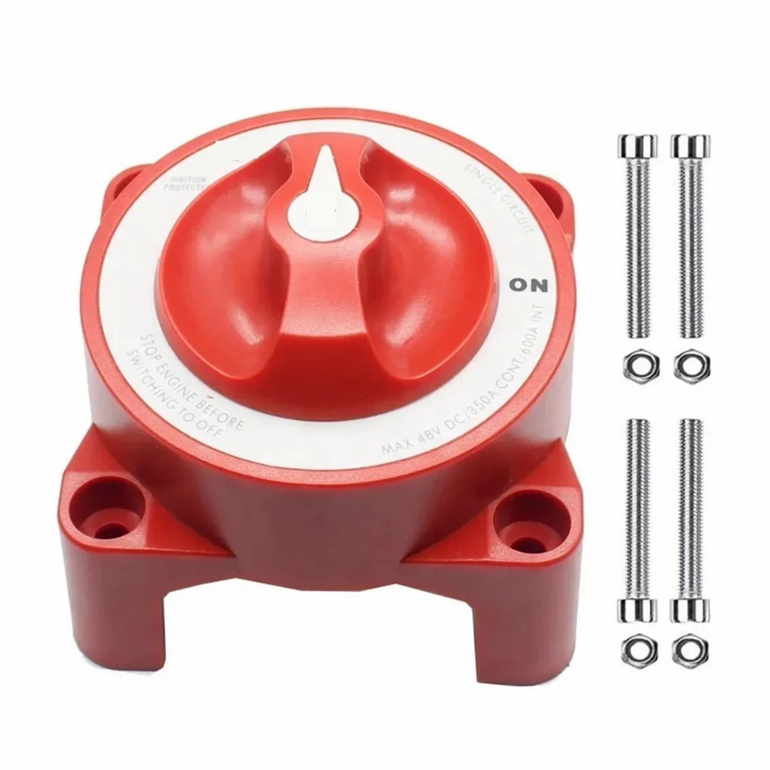 Interruptor de Corte de la batería Interruptor de batería de Apagado de Motor de automóvil de 300 A y 48 V con Aislamiento de Encendido y Apagado for vehículo