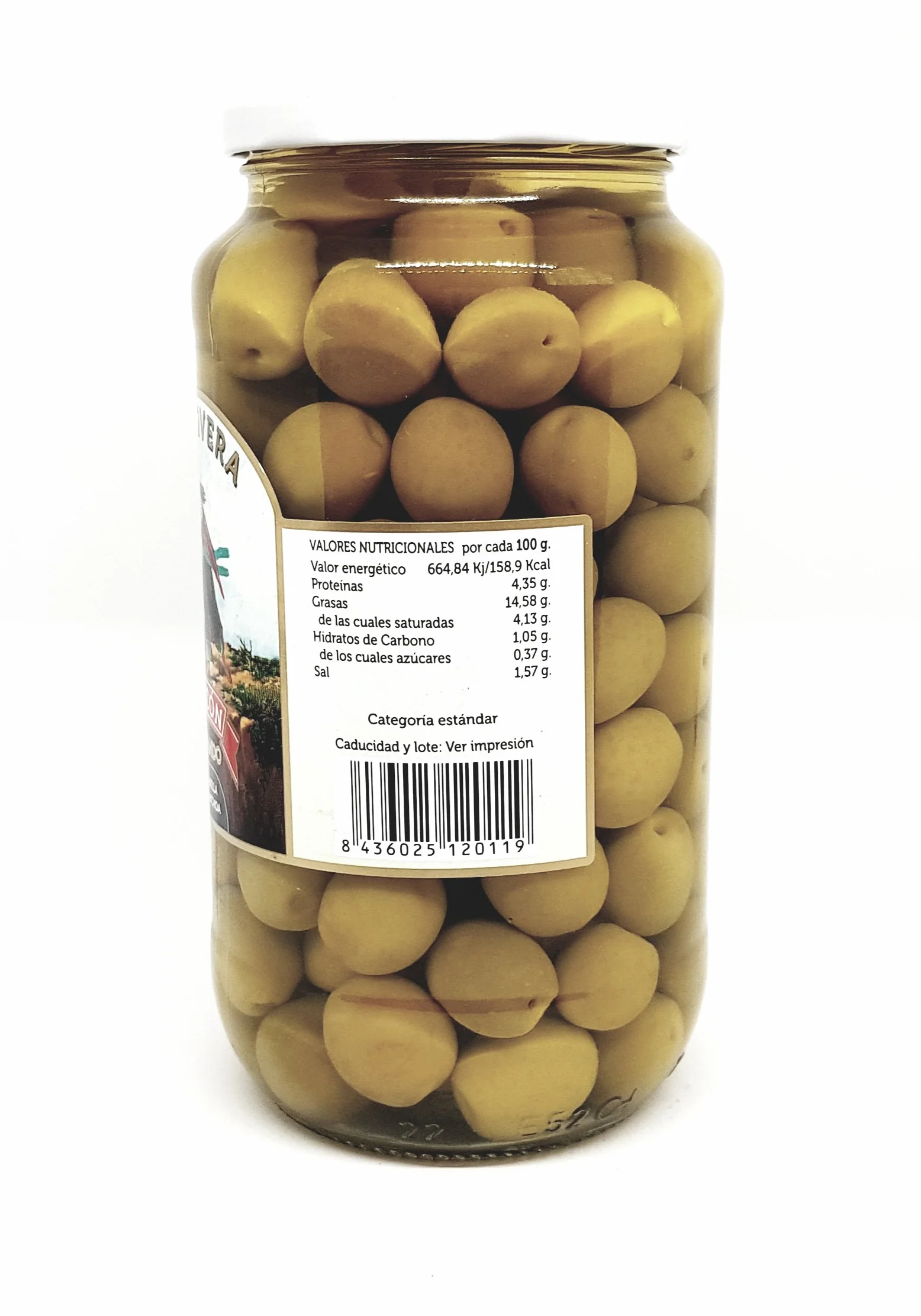 ACEITUNAS MANZANILLA SABOR ANCHOA CHICON 500 gr 2 sztuki