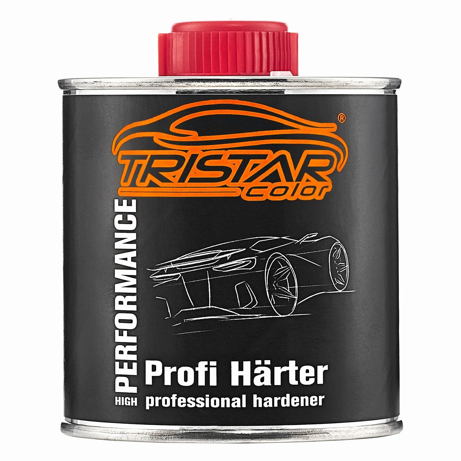 TRISTARcolor Pintura para motos Set bote listo para pulverizar para Harley Davidson HD131 Vivid Black Pintura base + pintura transparente de 2 componentes 1,25L