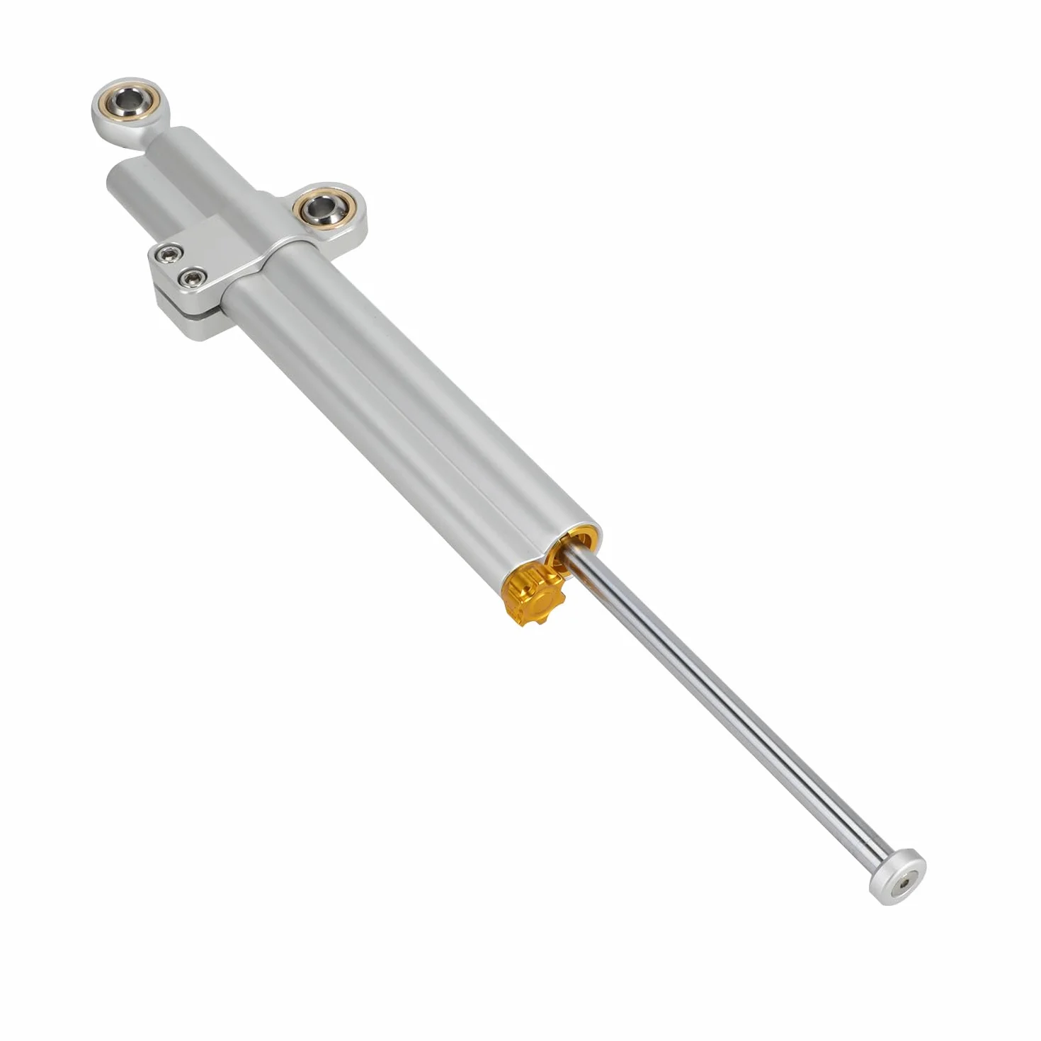 Estabilizador de amortiguador de dirección de motocicleta de 36 cm, estabilizador de amortiguador de dirección de aleación de aluminio CNC, amortiguador de dirección de control de seguridad