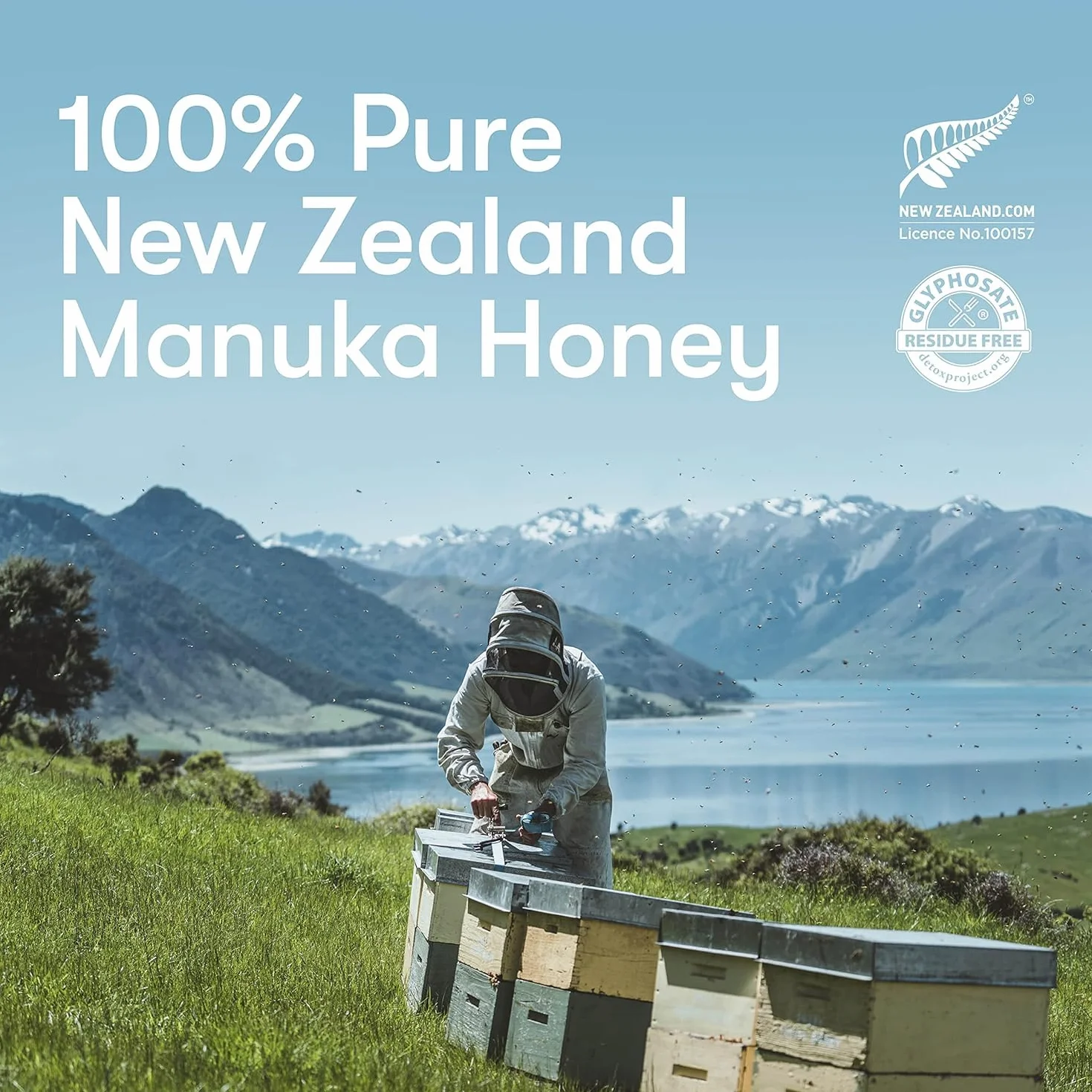 New Zealand Honey Co. Miel de Manuka MGO 263+ UMF 10+ 250g Tarro Cotidiano Miel Monofloral Certificada