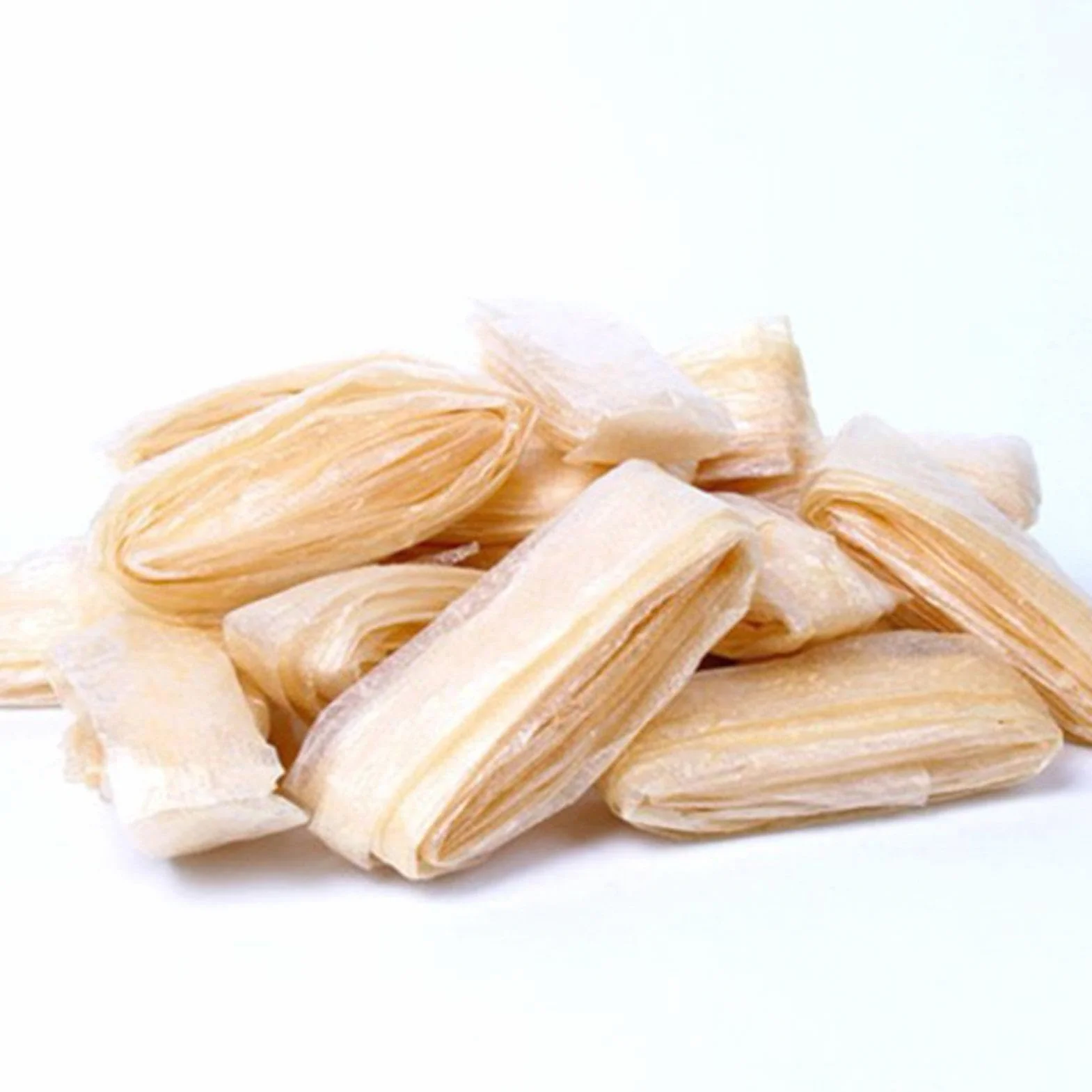 Cubiertas comestibles de salchicha de colágeno 8 m, tripas de cerdo de doble capa para secado